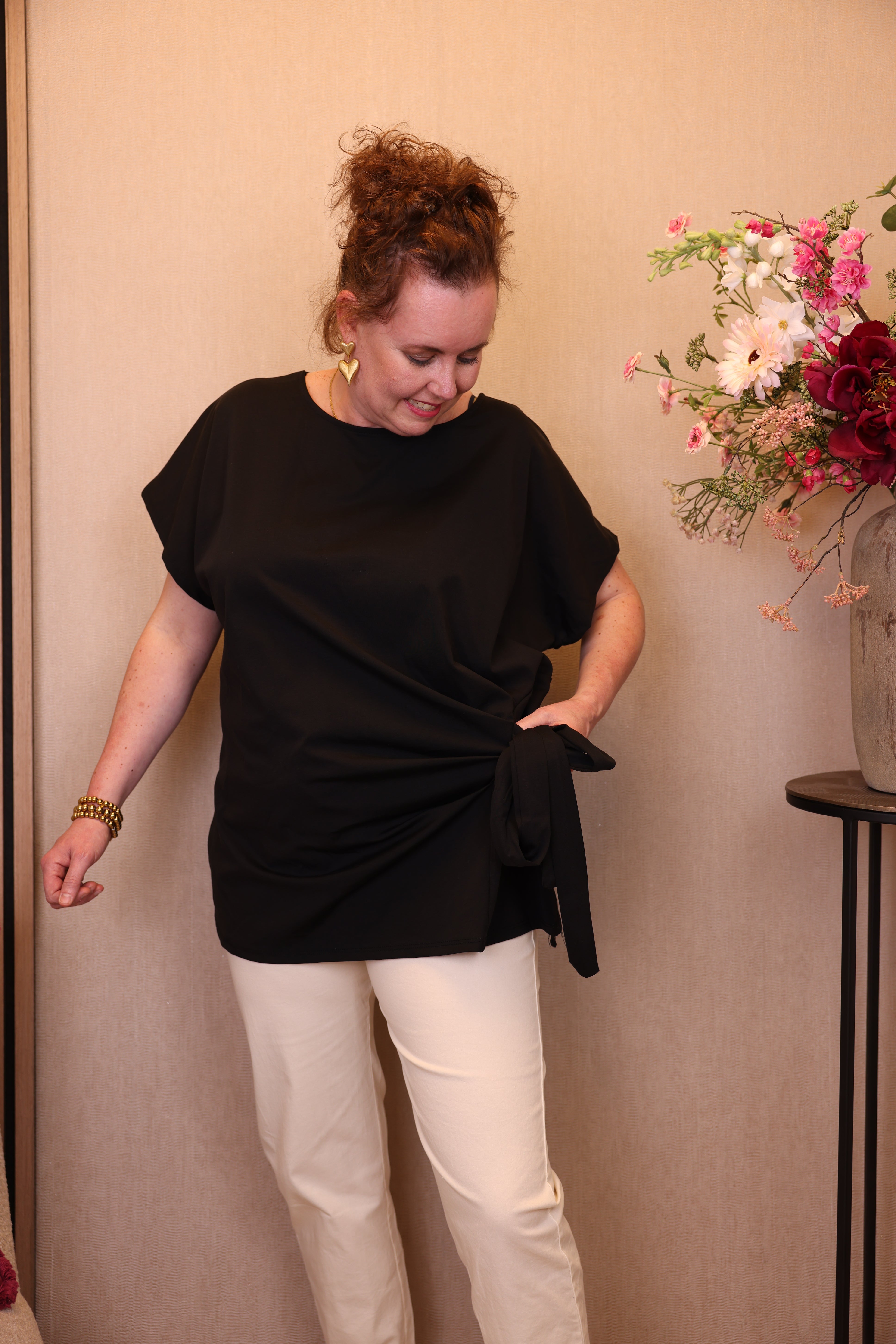 Marieke | Top zwart