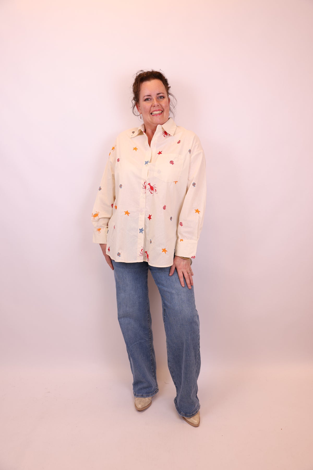 Elvie | Blouse beige