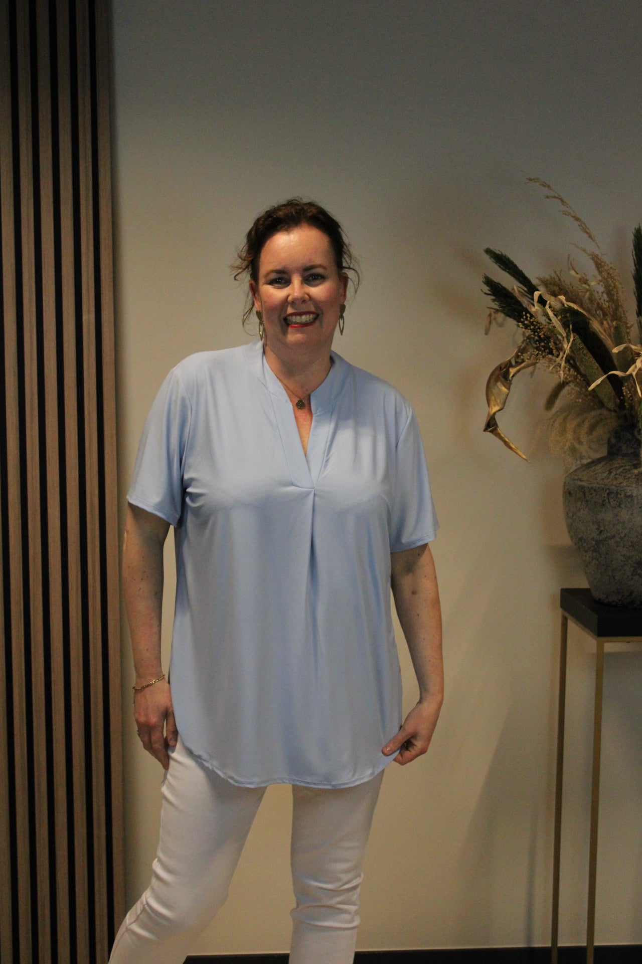 Juna | Top baby blauw