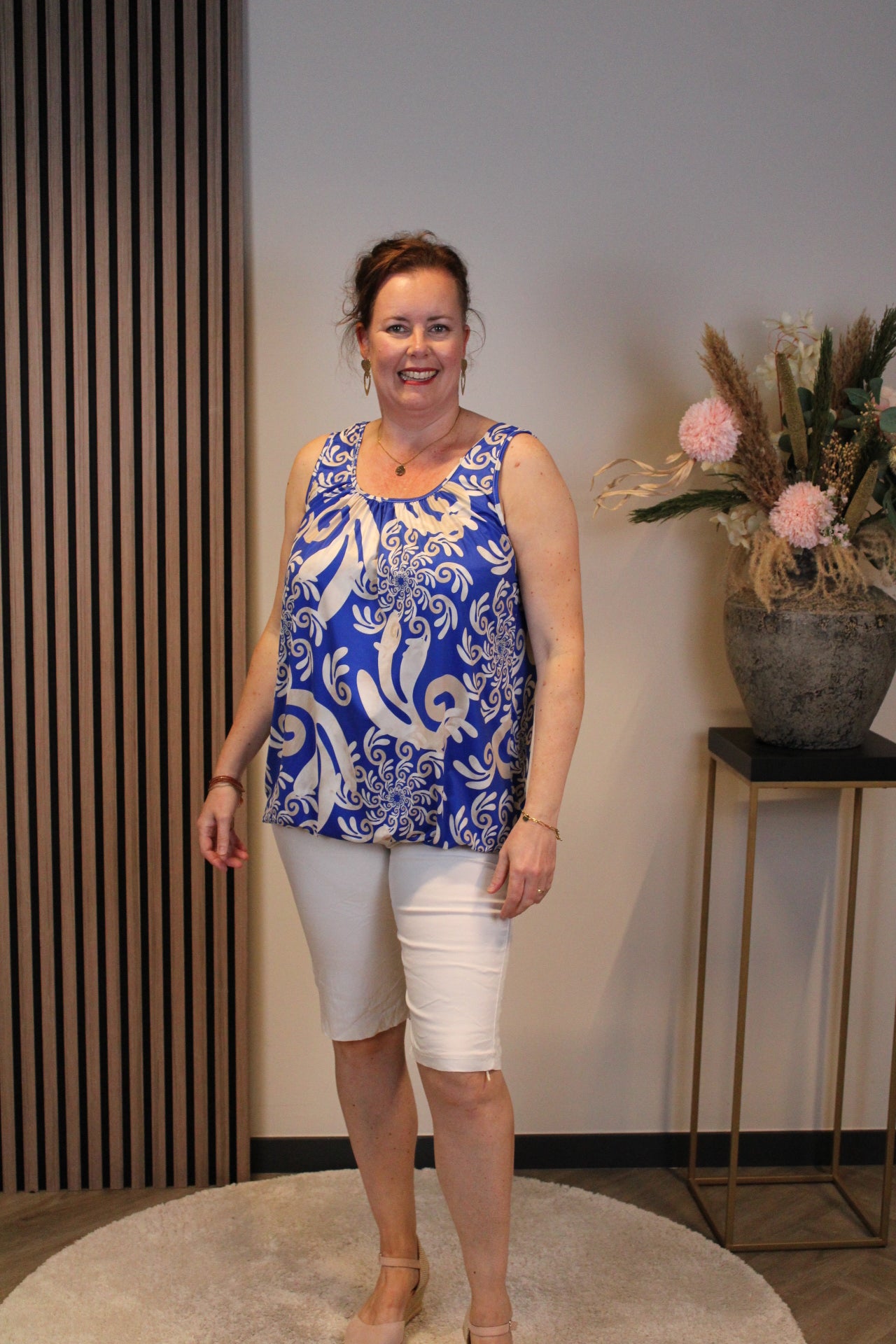 Sam | top blauw 38 t/m 48