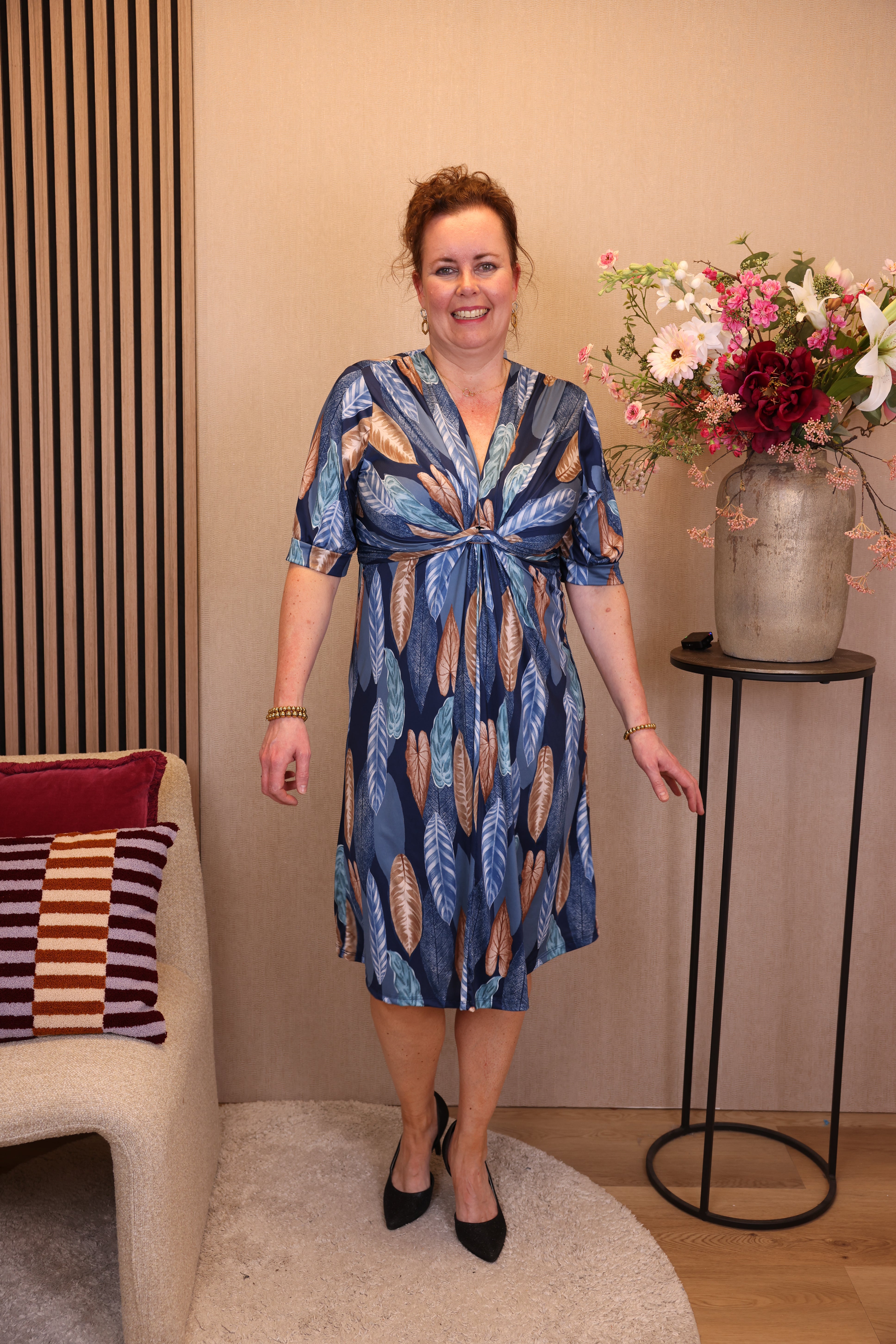 Jessa | Jurk blauw