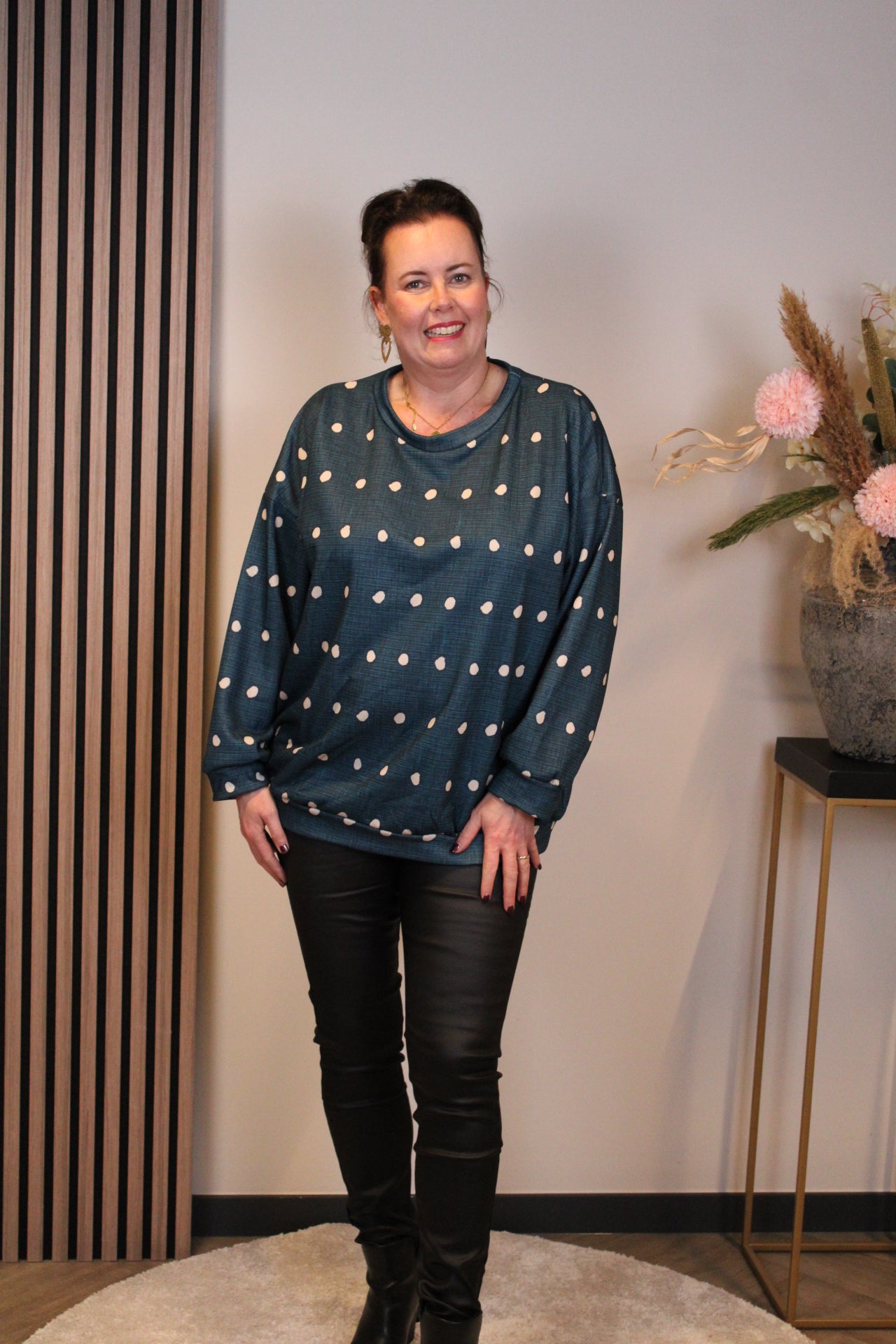 Lena | trui aqua 46 t/m 50