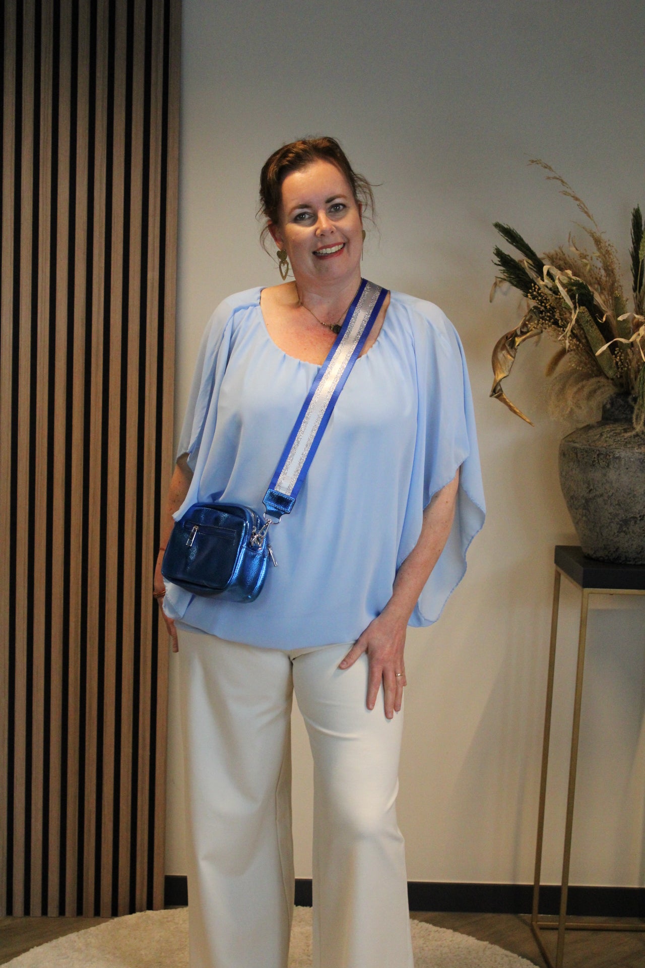 Diana - Tas glitter donker blauw