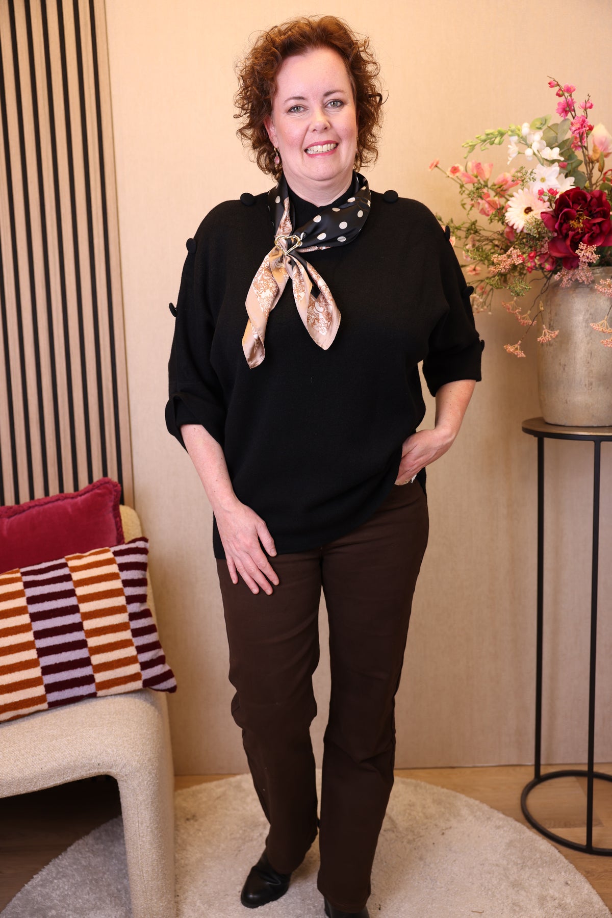 Effie | Trui zwart