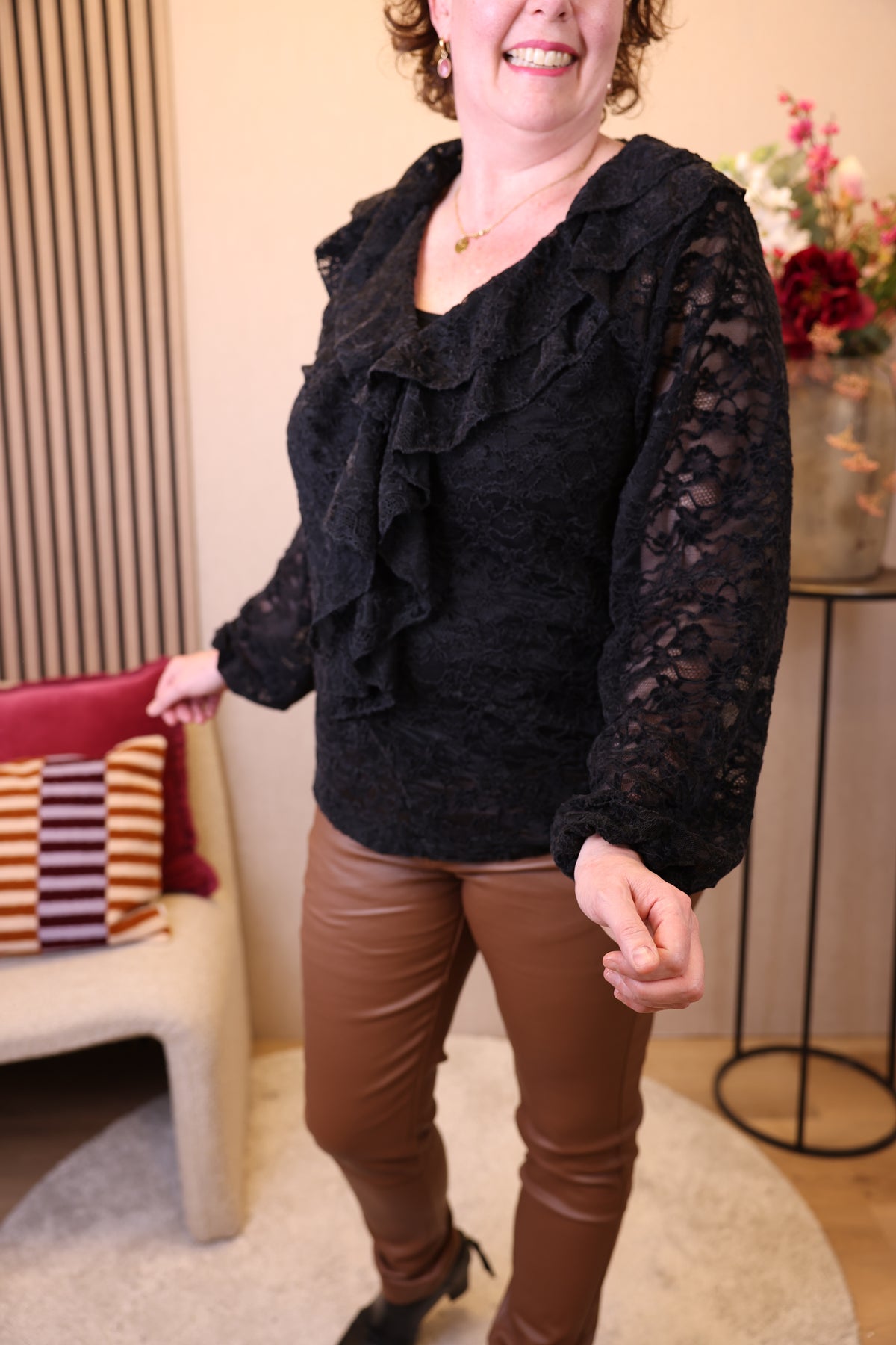 Blanche | Blouse zwart