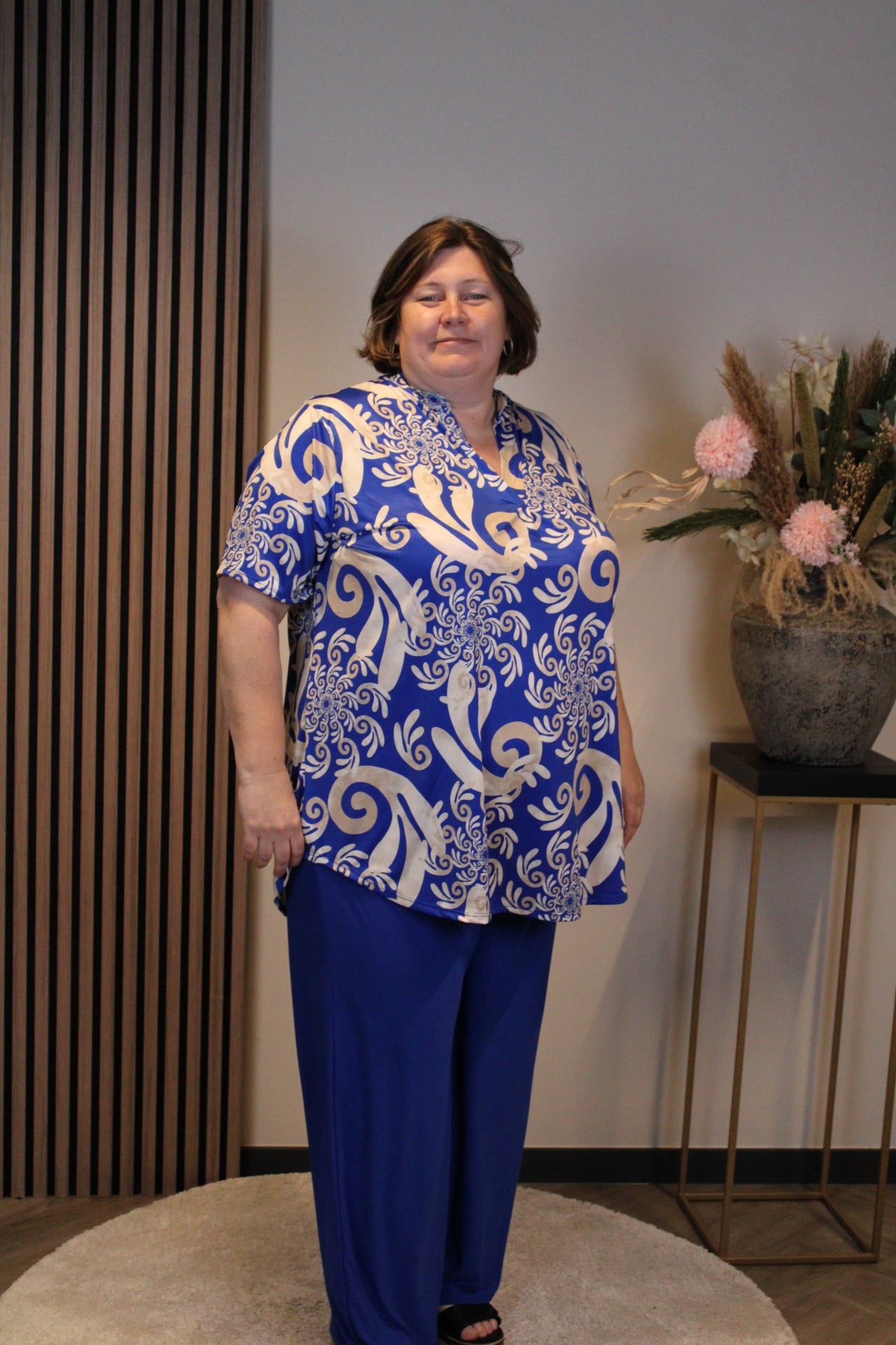 Clarisse | Blouse korte mouw 52 t/m 58