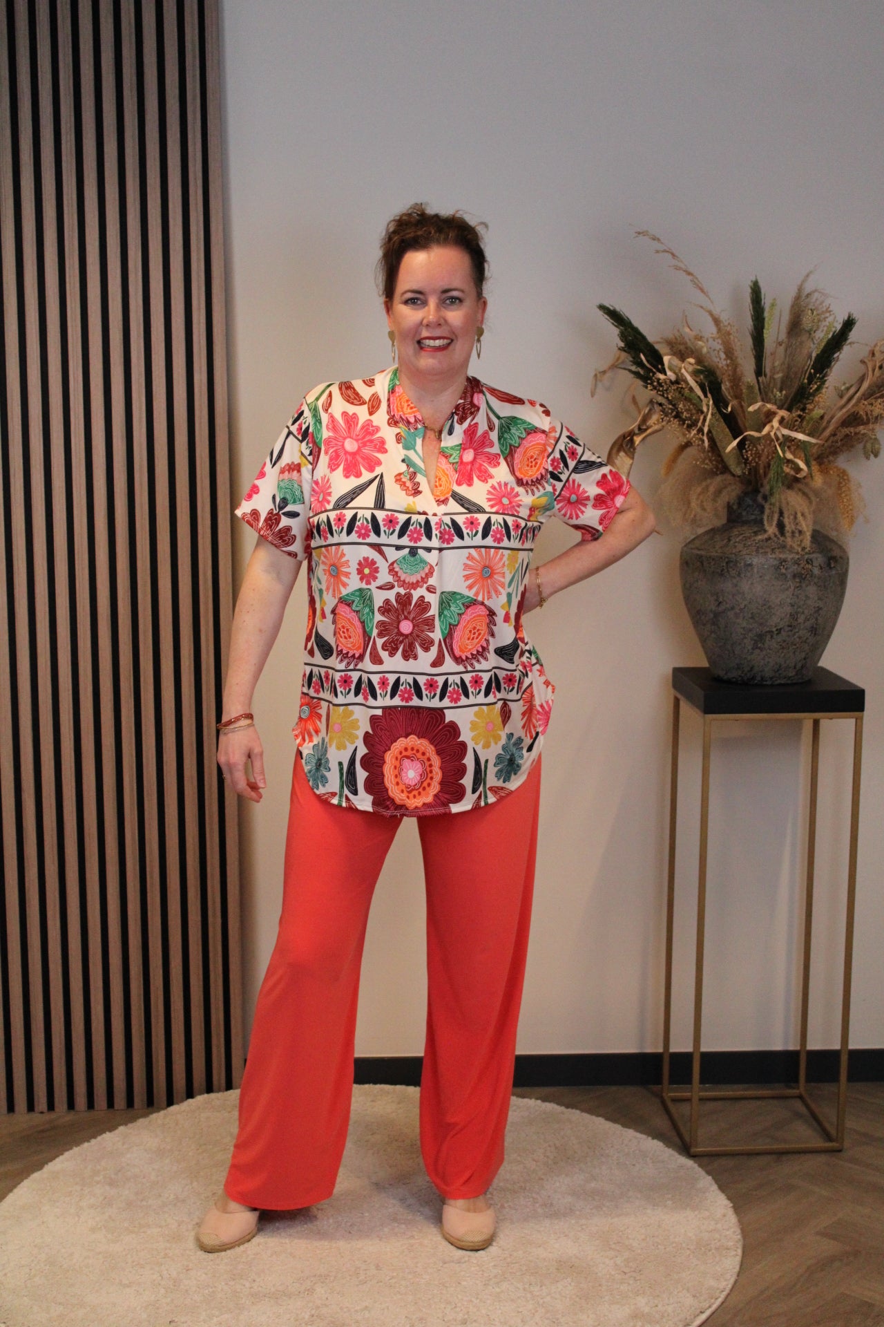 Ellen | Broek koraal 48 t/m 54