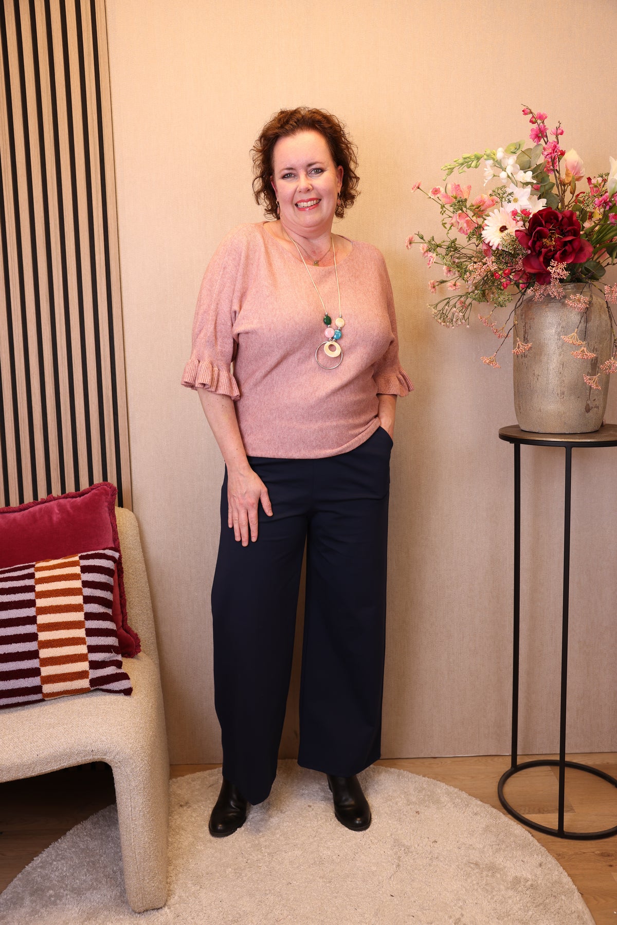 Elza | Trui oud roze + gratis ketting