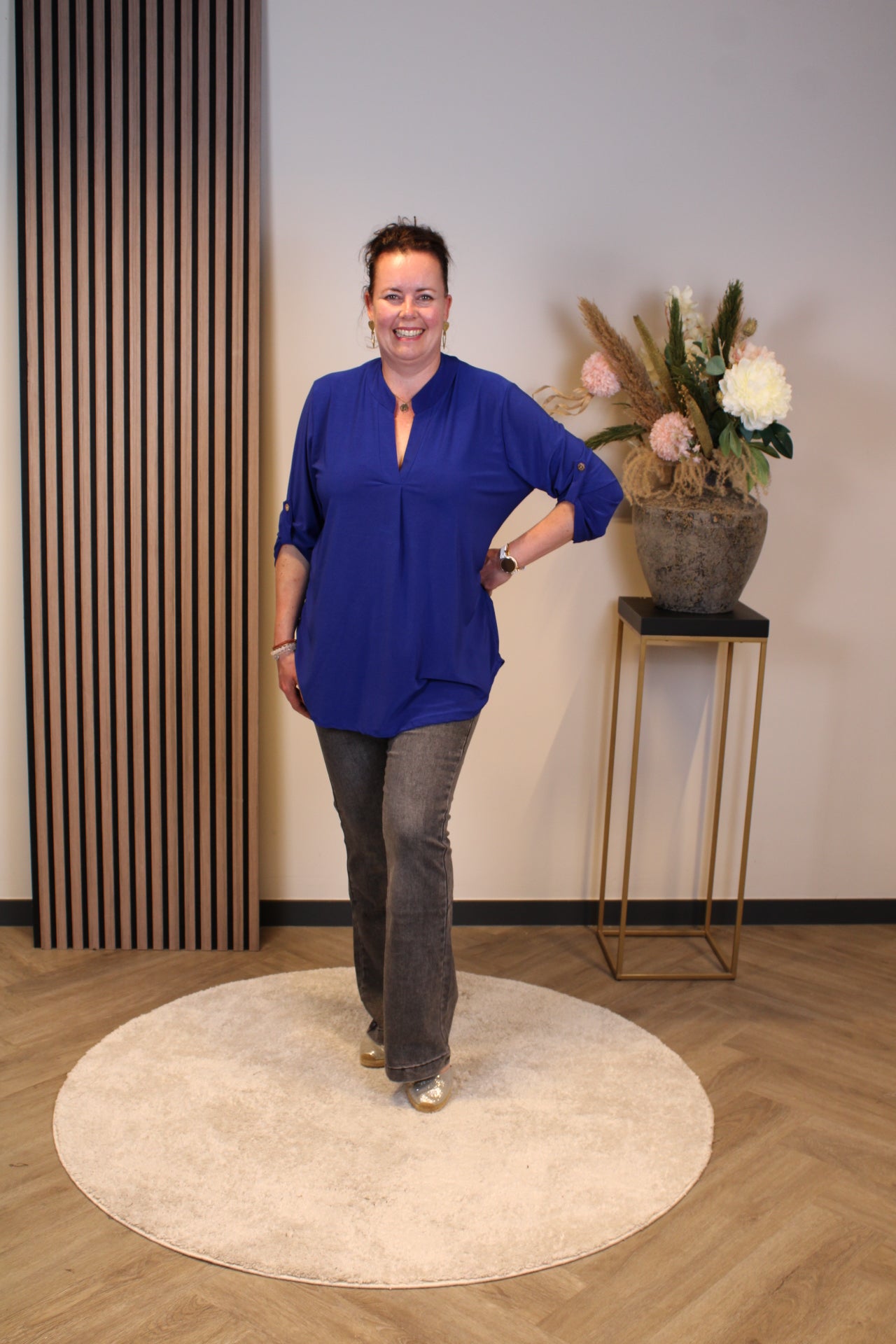 Mara | Blouse kobalt