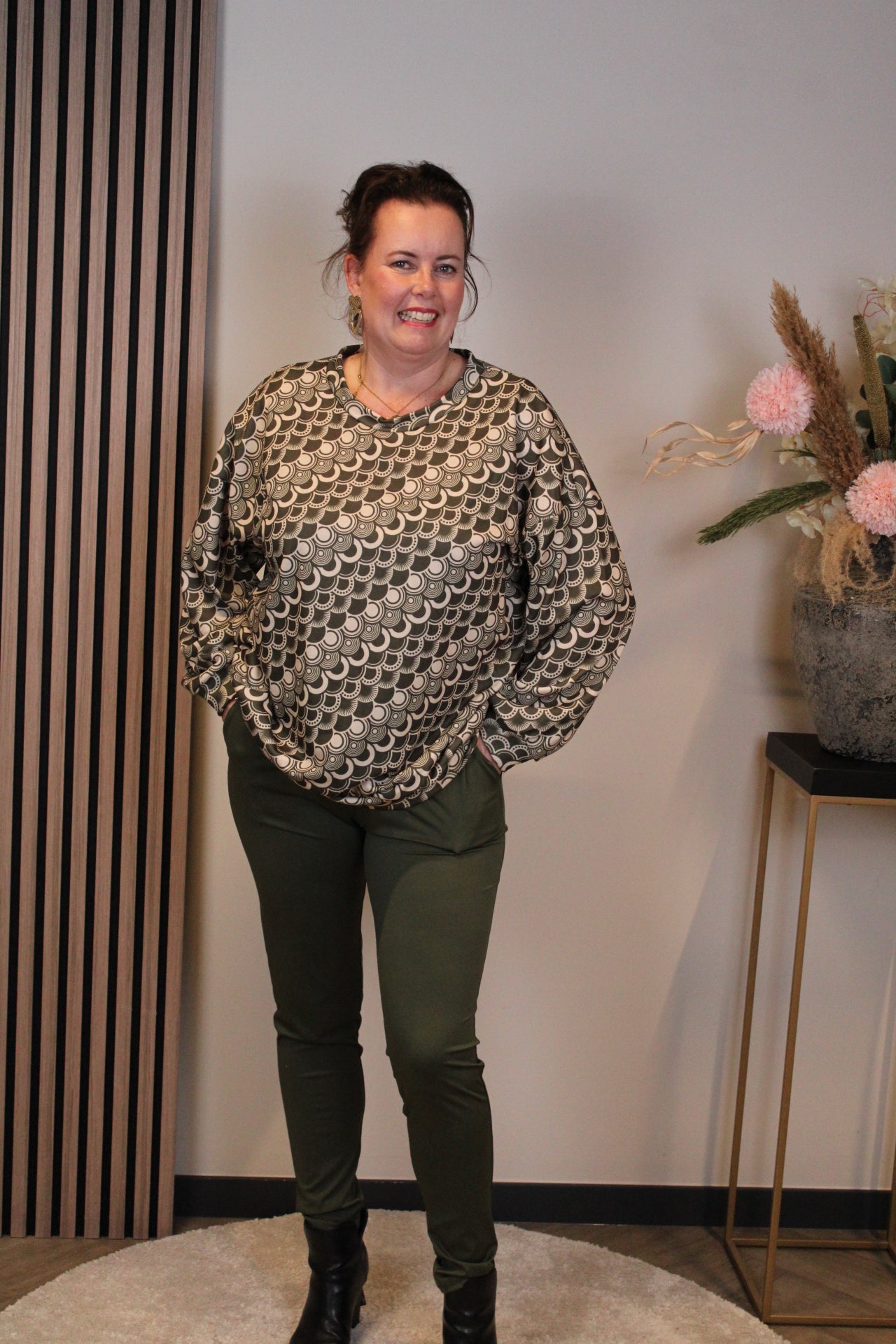 Katja | trui groen 40 t/m 44