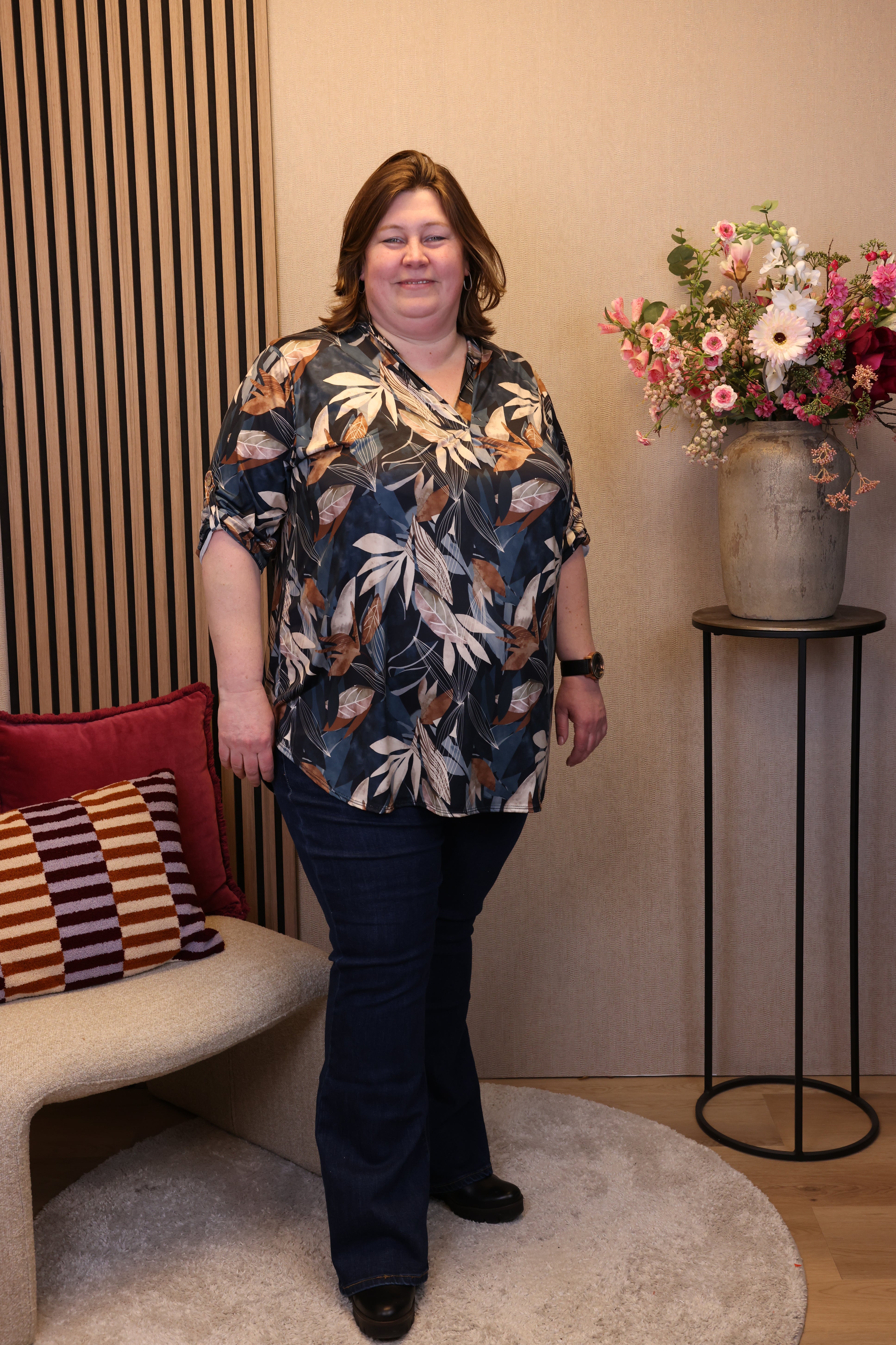 Samira | Blouse blauw