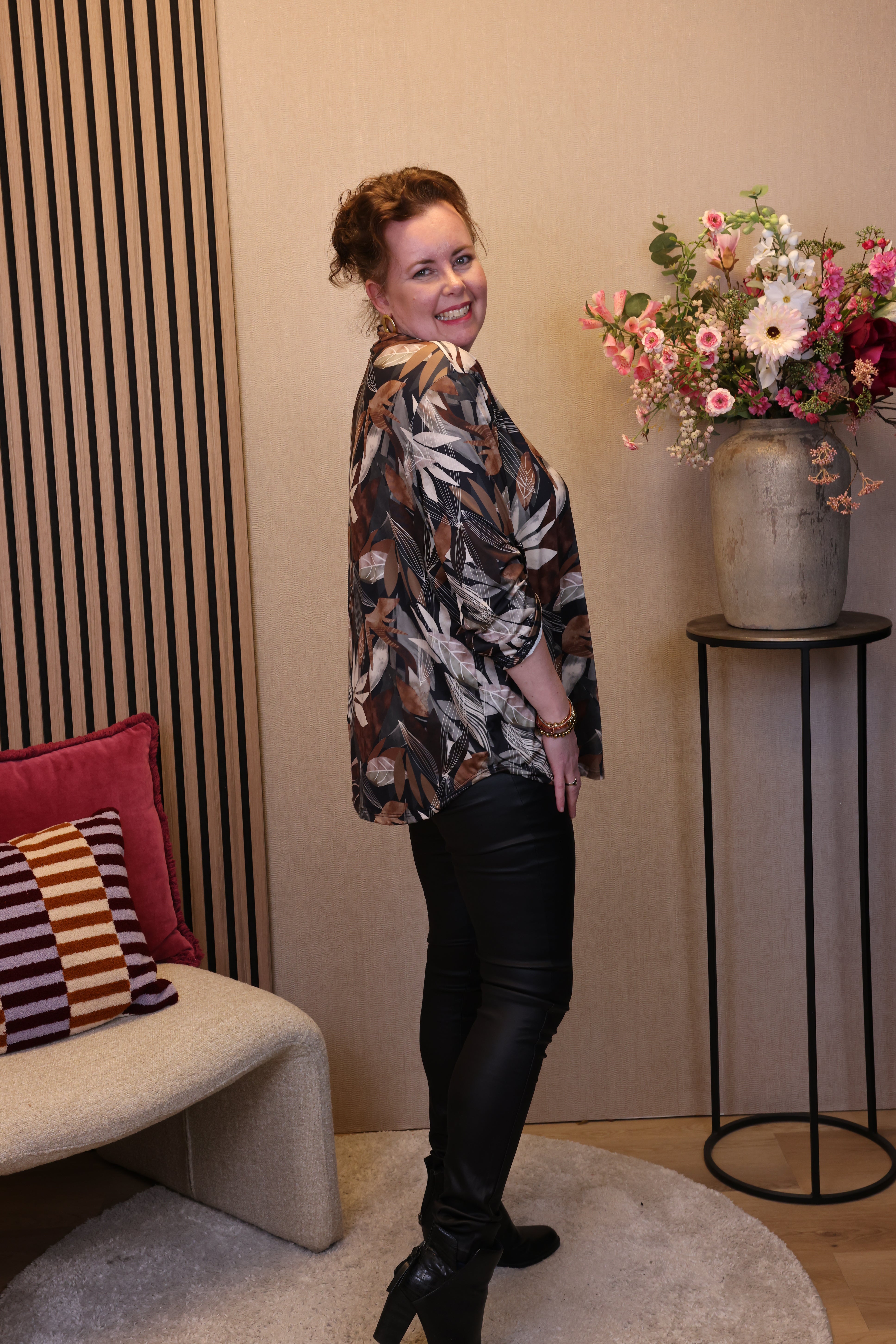 Samira | Blouse zwart