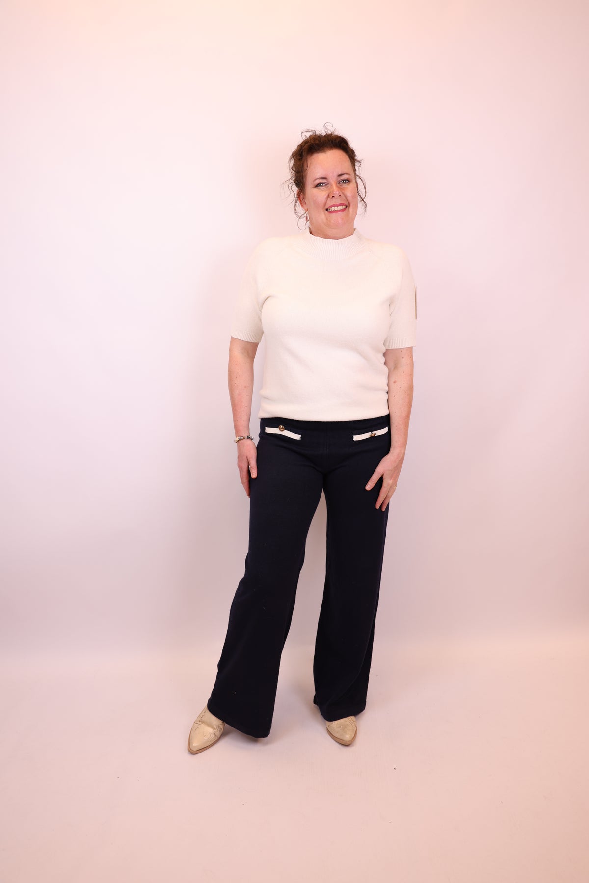 Loes | Broek blauw