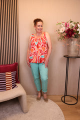 Anouk | Ballon top koraal