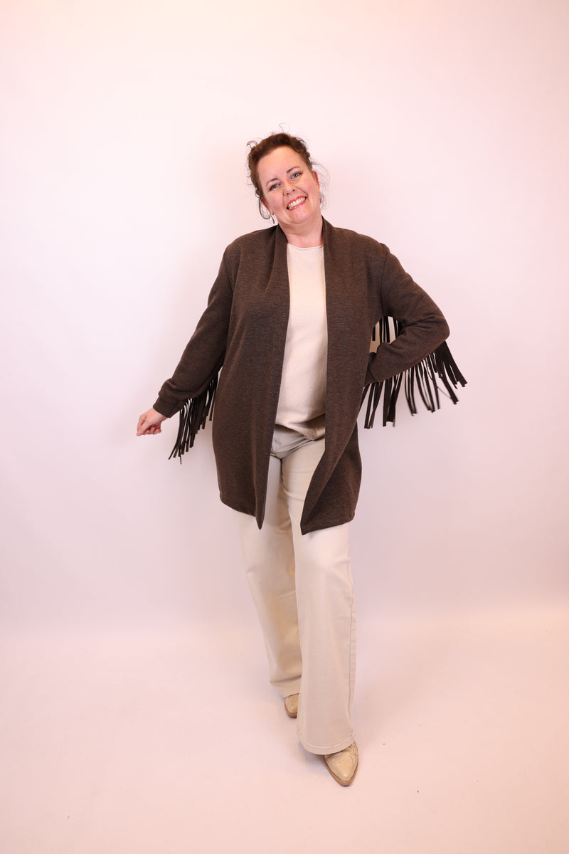 Evi | Vest bruin
