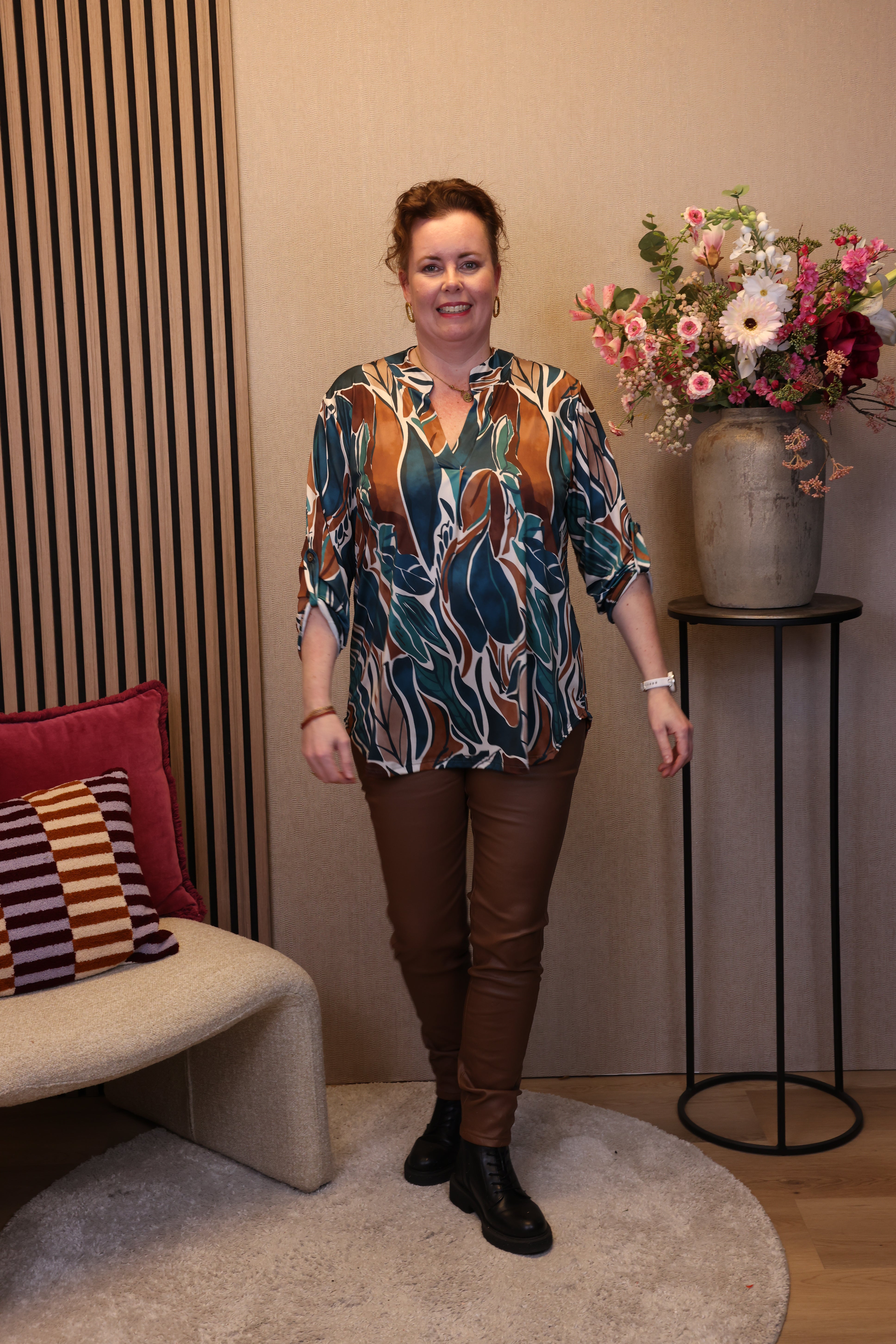 Bianca | Blouse aqua