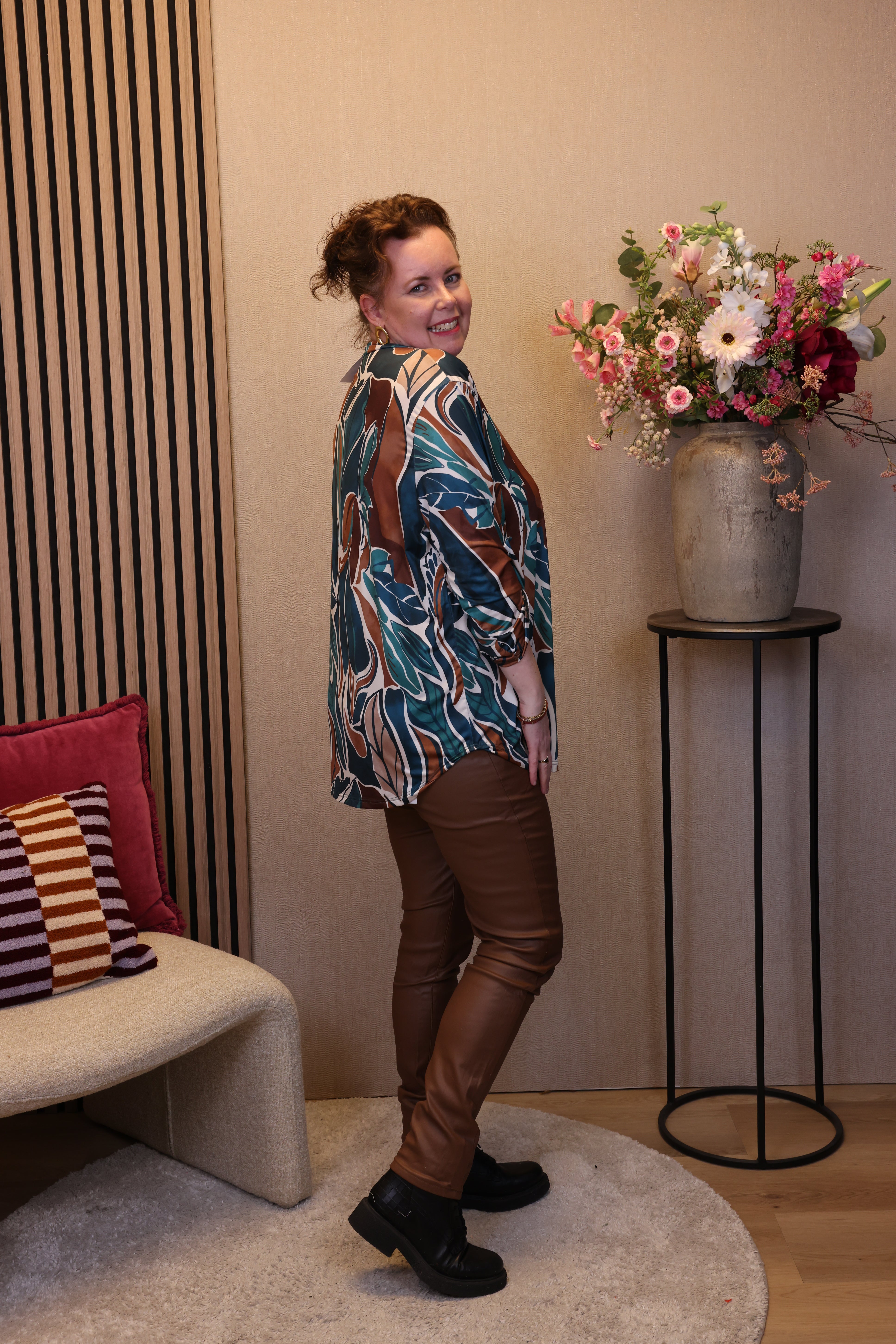 Bianca | Blouse aqua