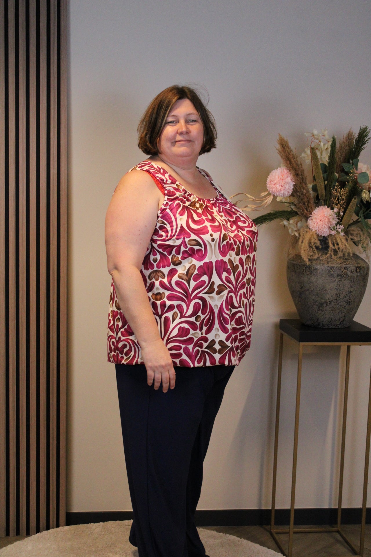 Silke | top roze 52 t/m 58
