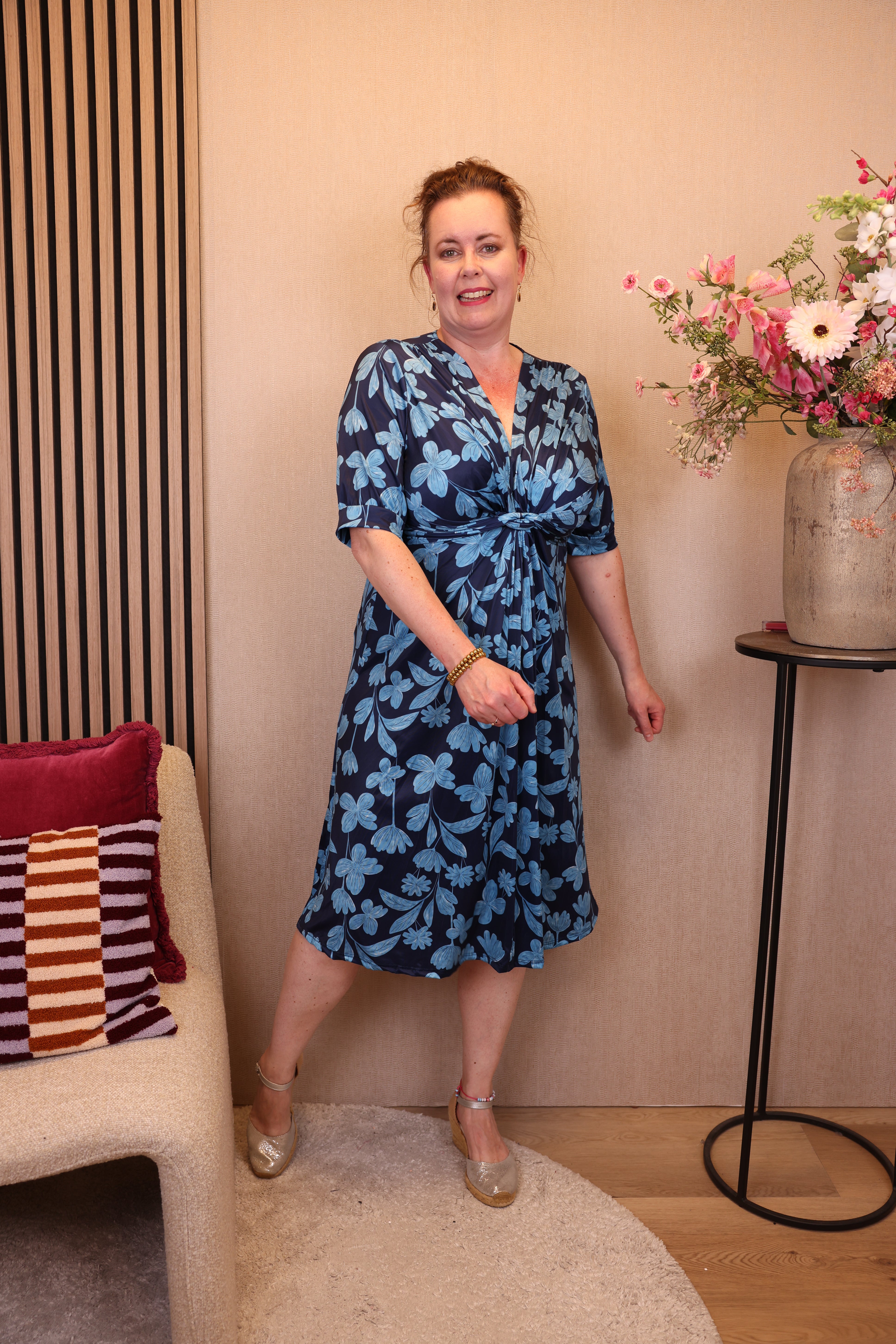Mayra | Jurk blauw
