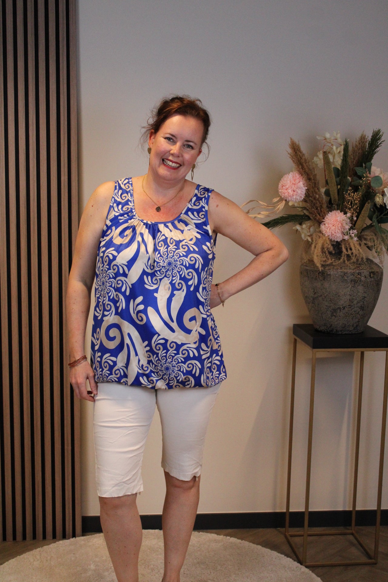 Sam | top blauw 38 t/m 48