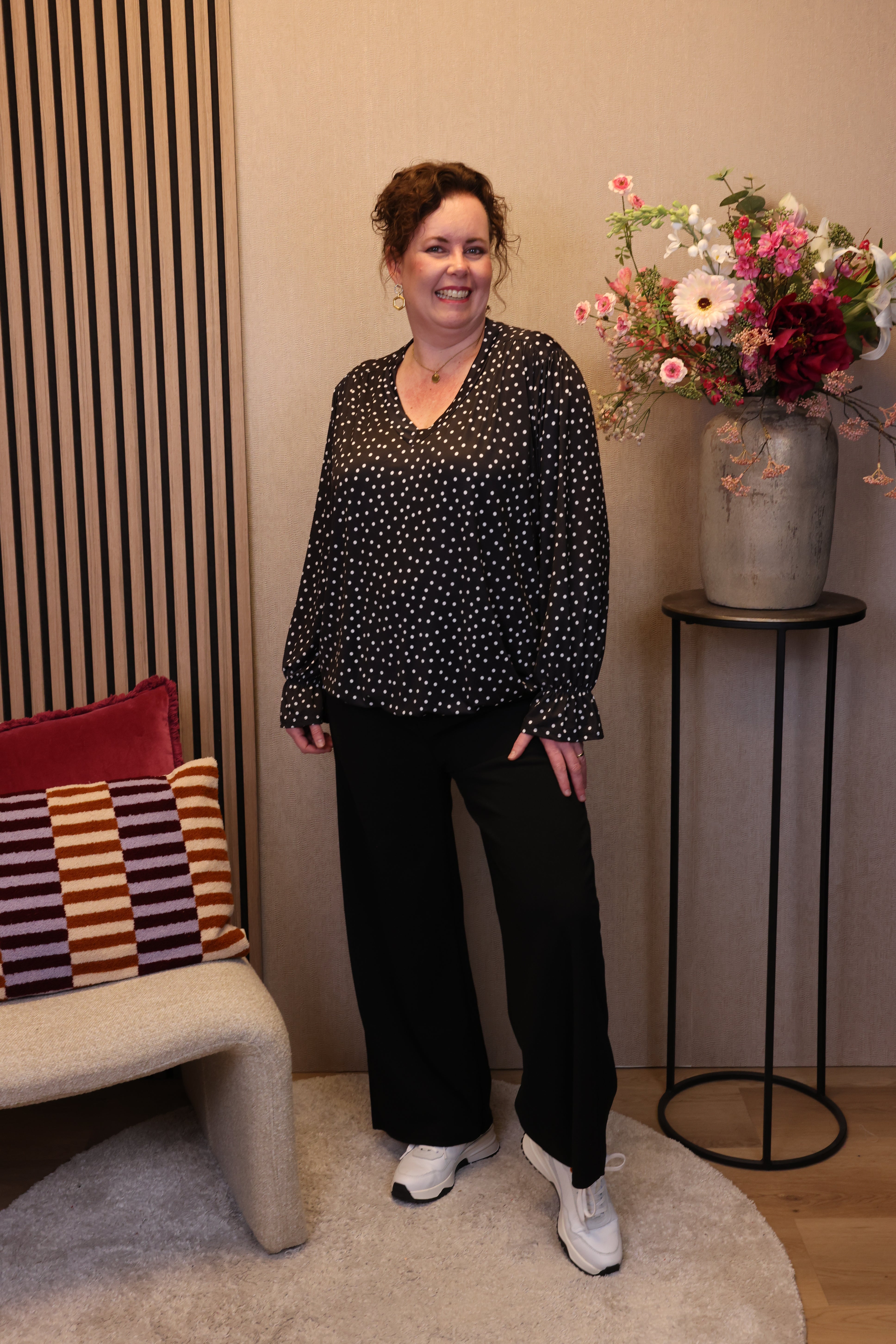 Janne | Broek zwart viscose