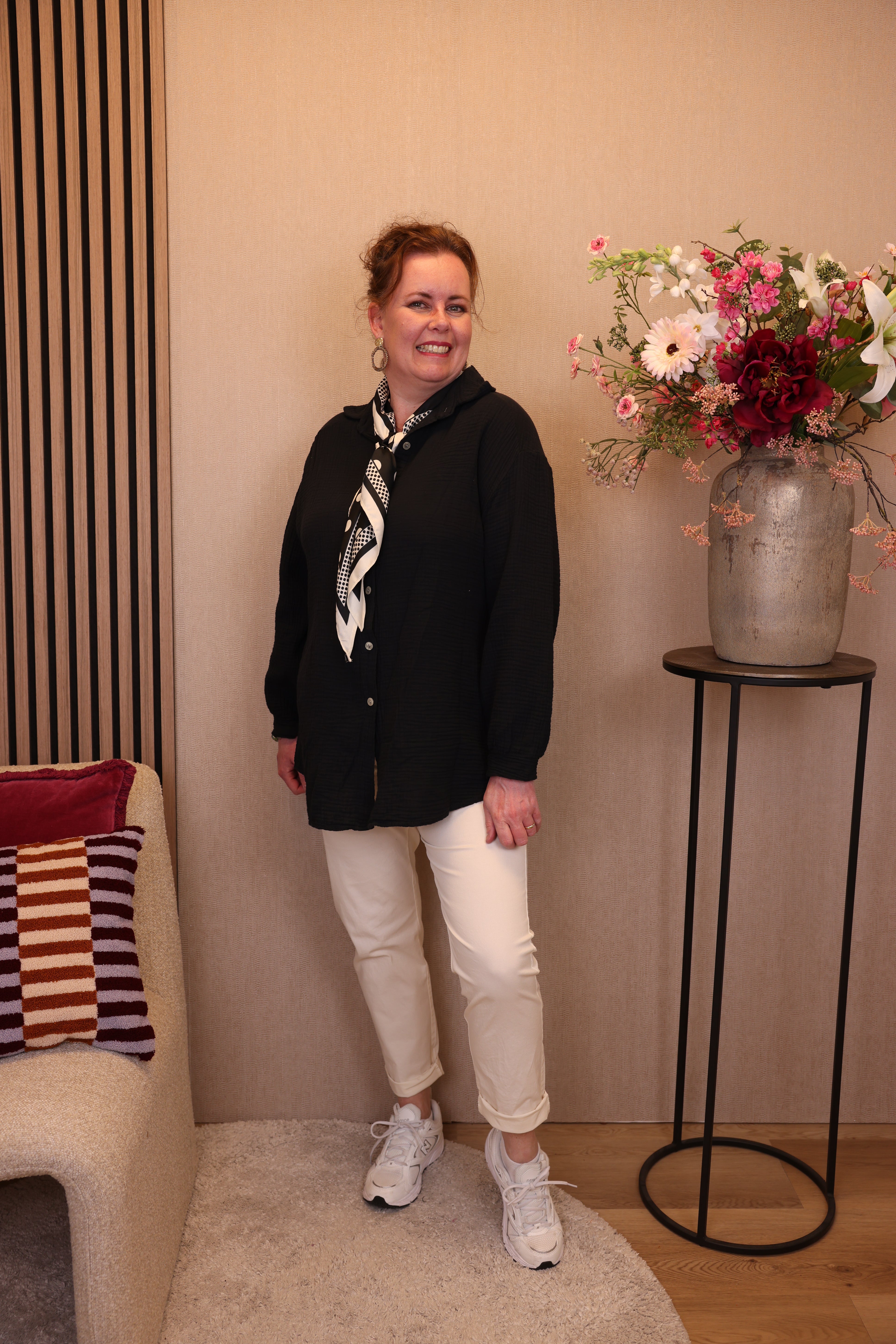 Sara | Blouse zwart