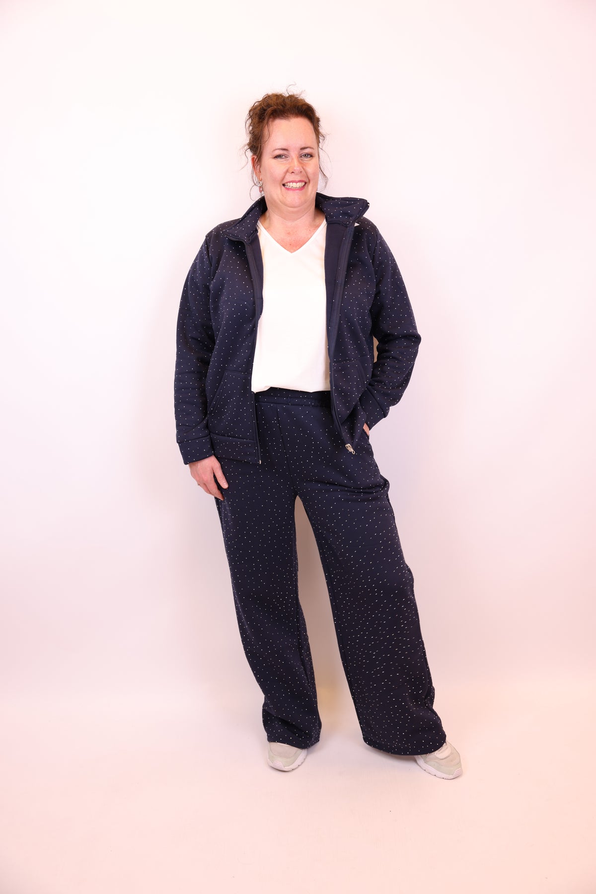 Marin | Jasje blauw glitter
