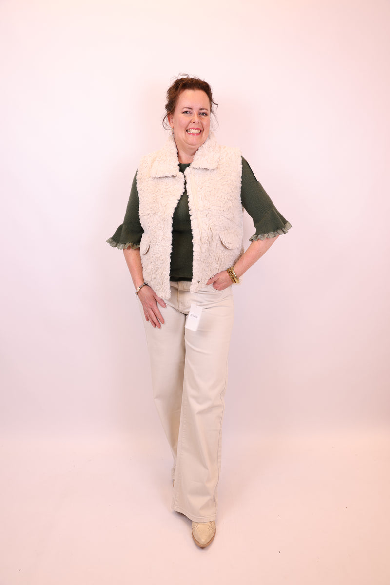 Edith | Gilet taupe