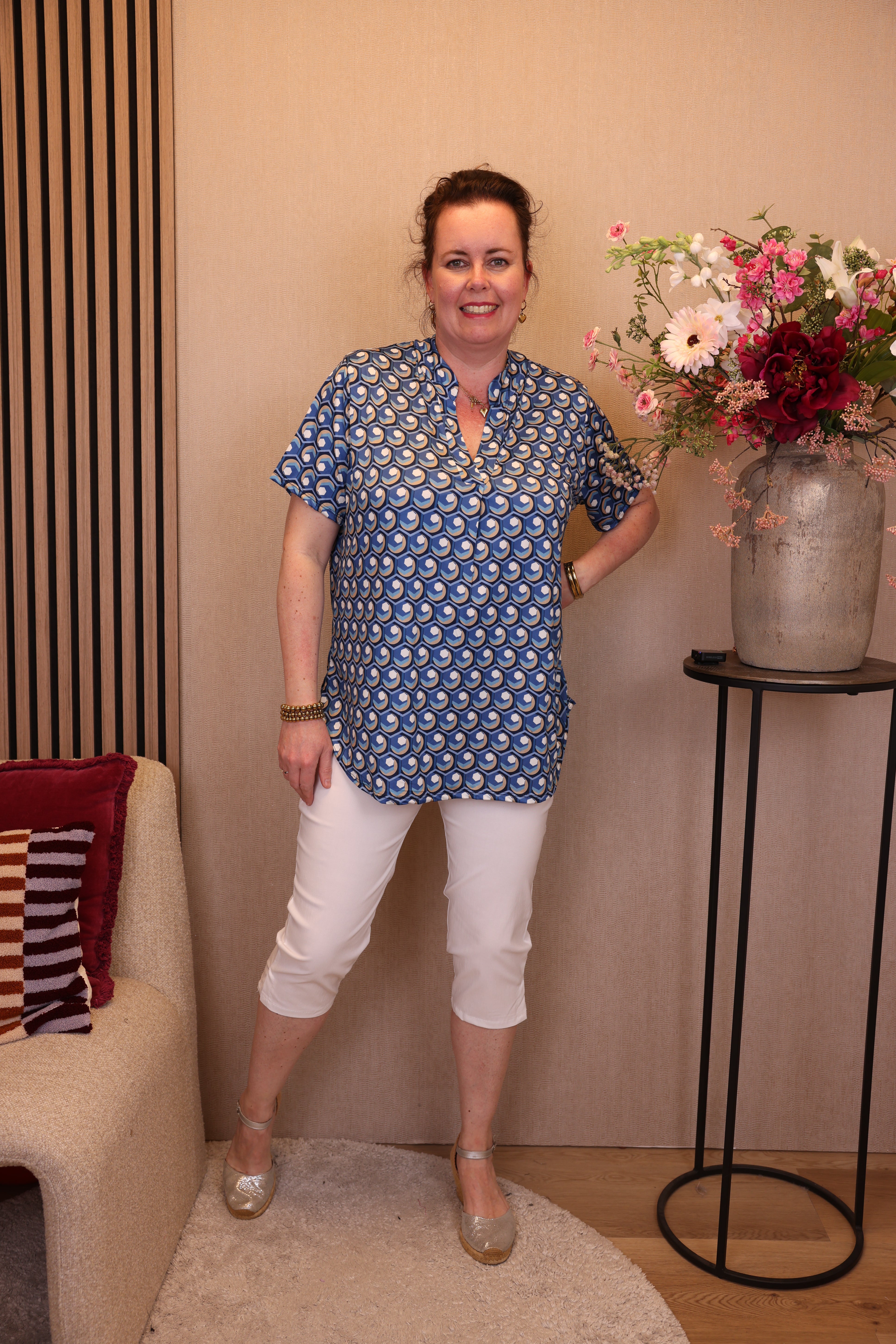 Nienke | Top blauw