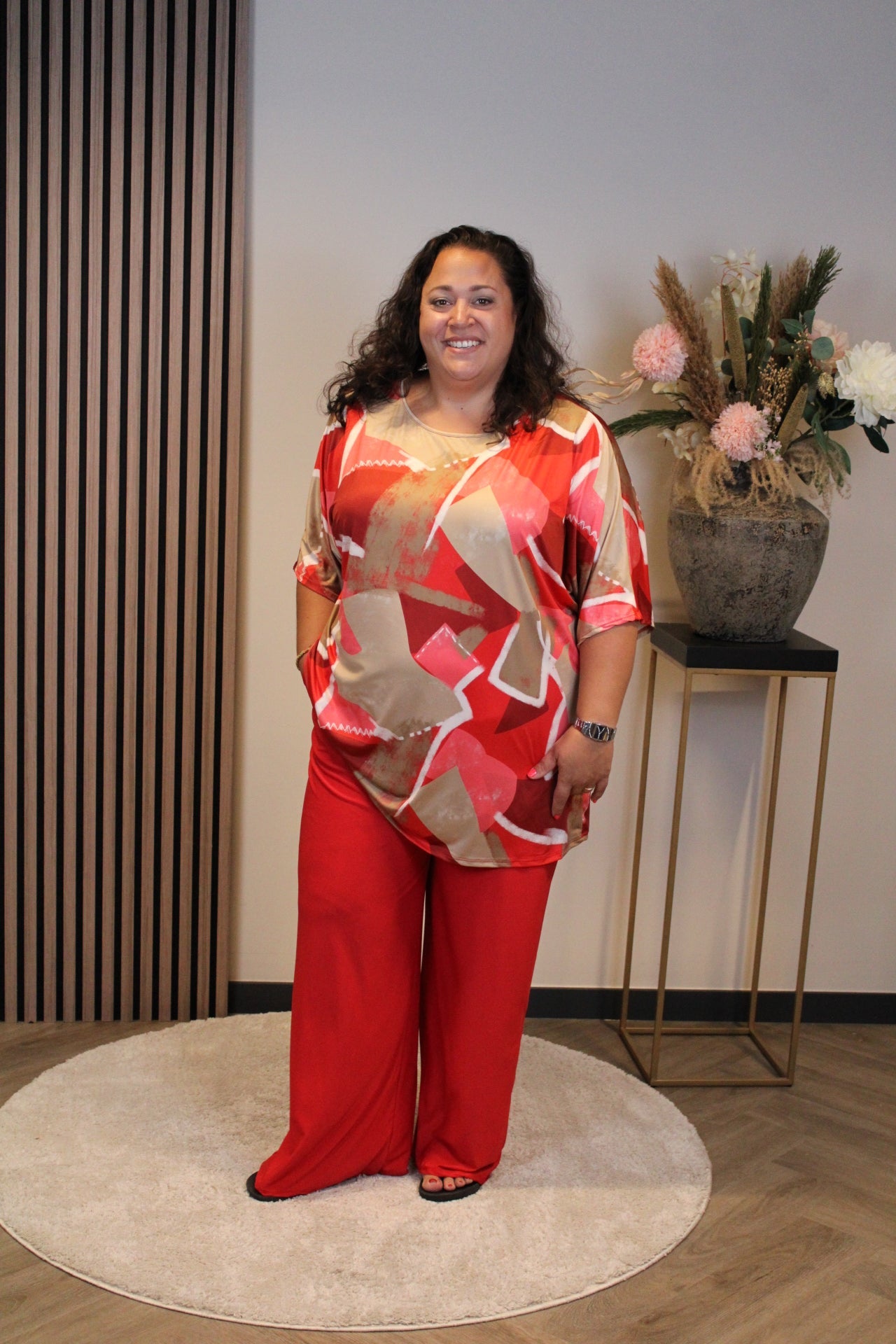 Veerle | Top rood 48 t/m 52