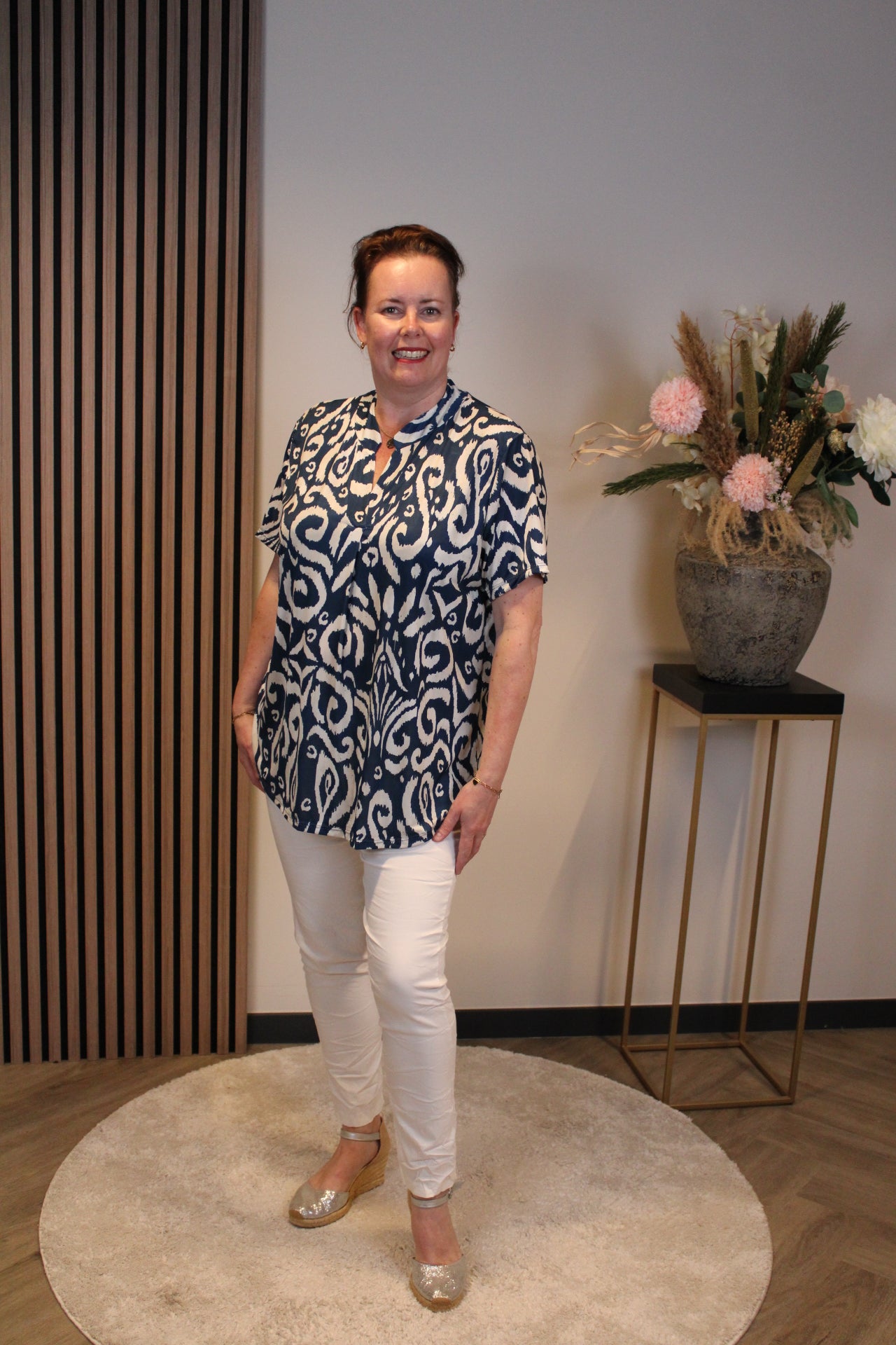 Anna | Blouse korte mouw 38 t/m 48