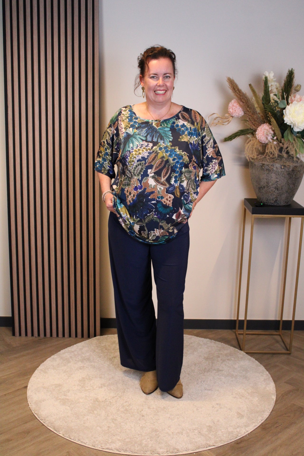 Roos | Top blauw 38 t/m 48