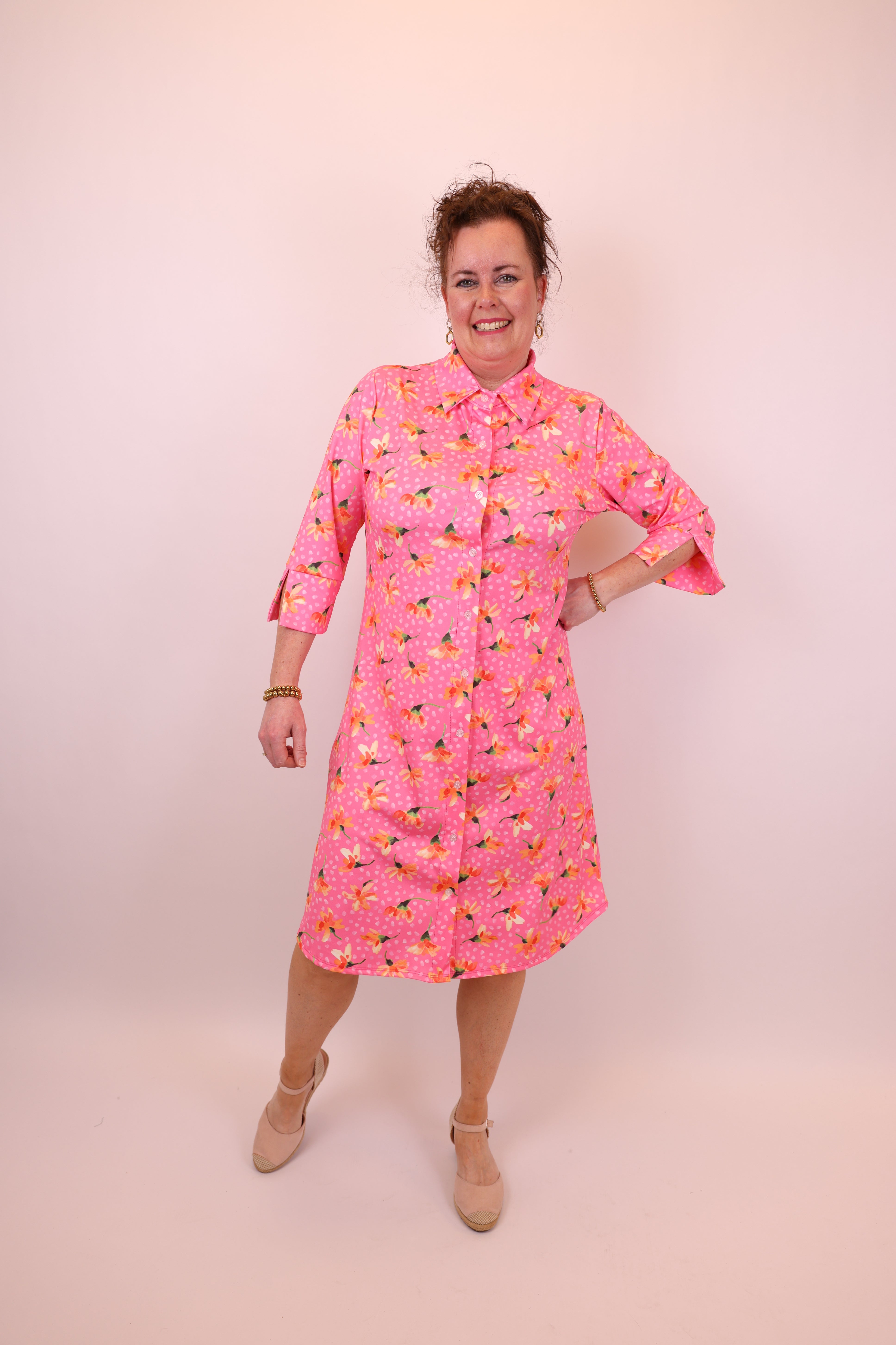 Nola | Jurk roze