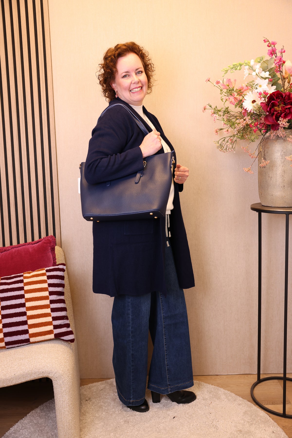 Noor | Vest navy