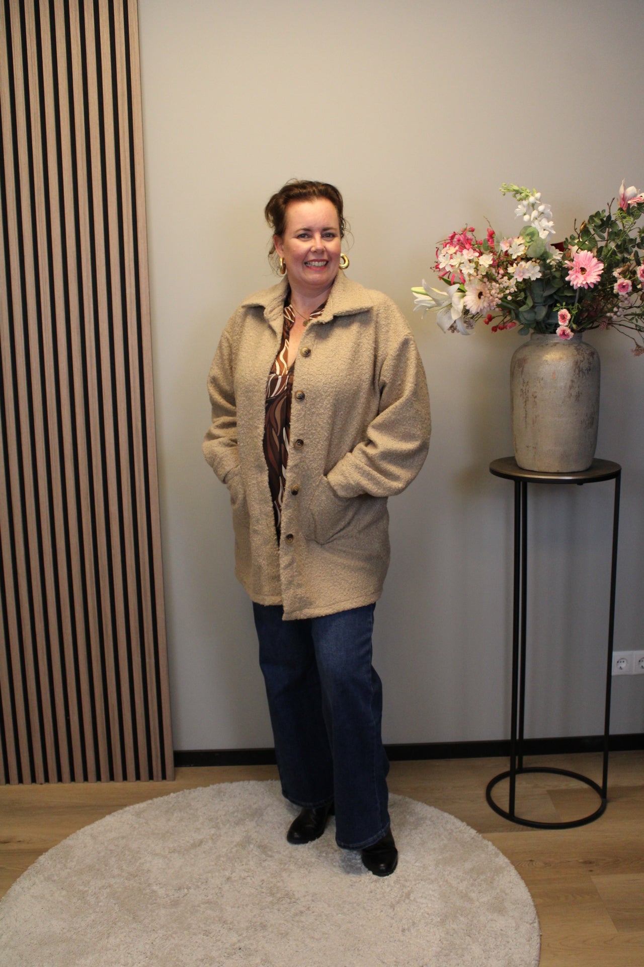 Teddy | Jasje beige 40 t/m 46