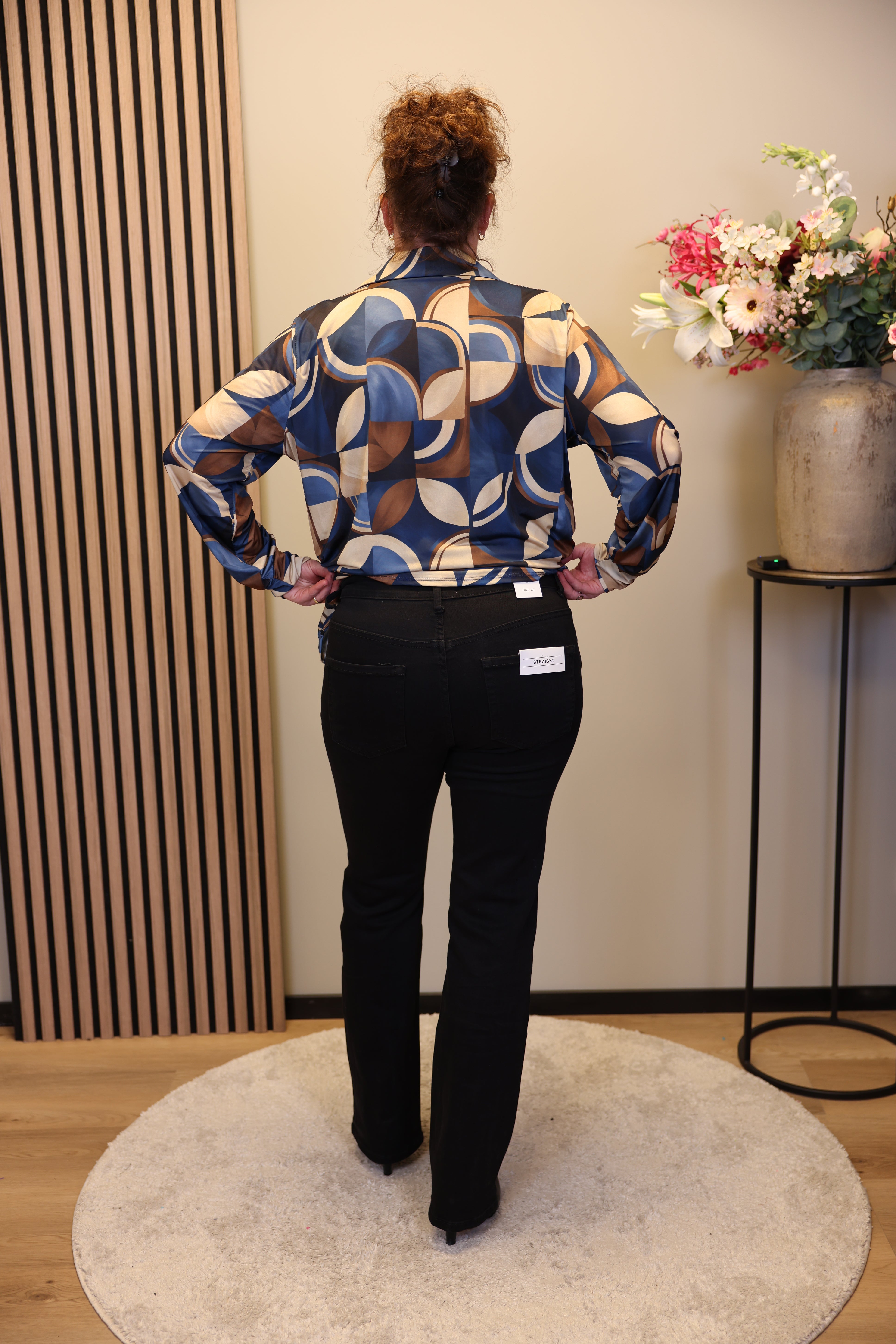 Janneke | Jeans zwart 40 - 48