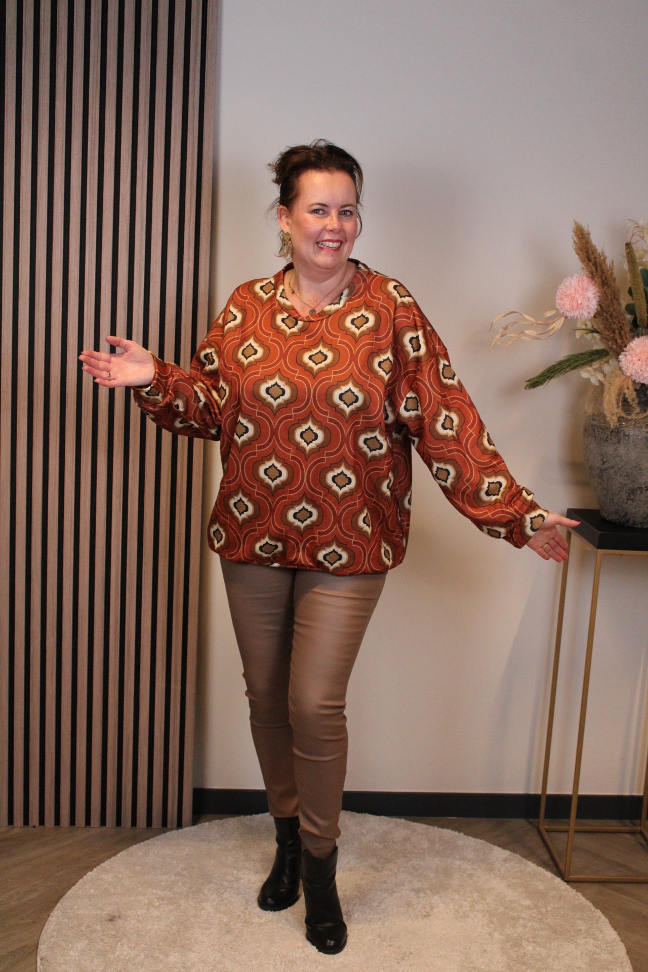 Elise | trui oranje 46 t/m 50