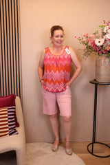 Saar | Broek kort roze