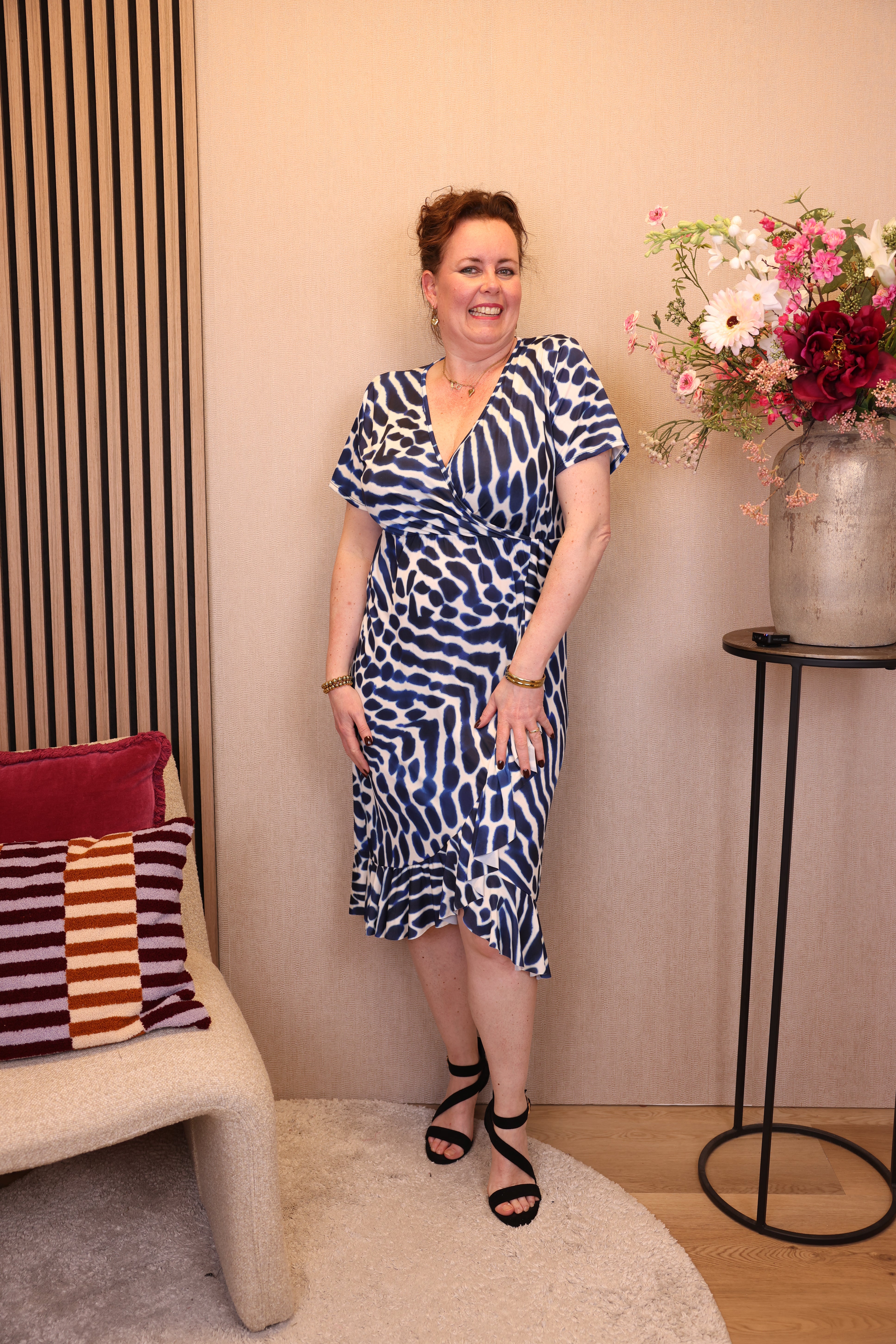 Nadine | Jurk blauw