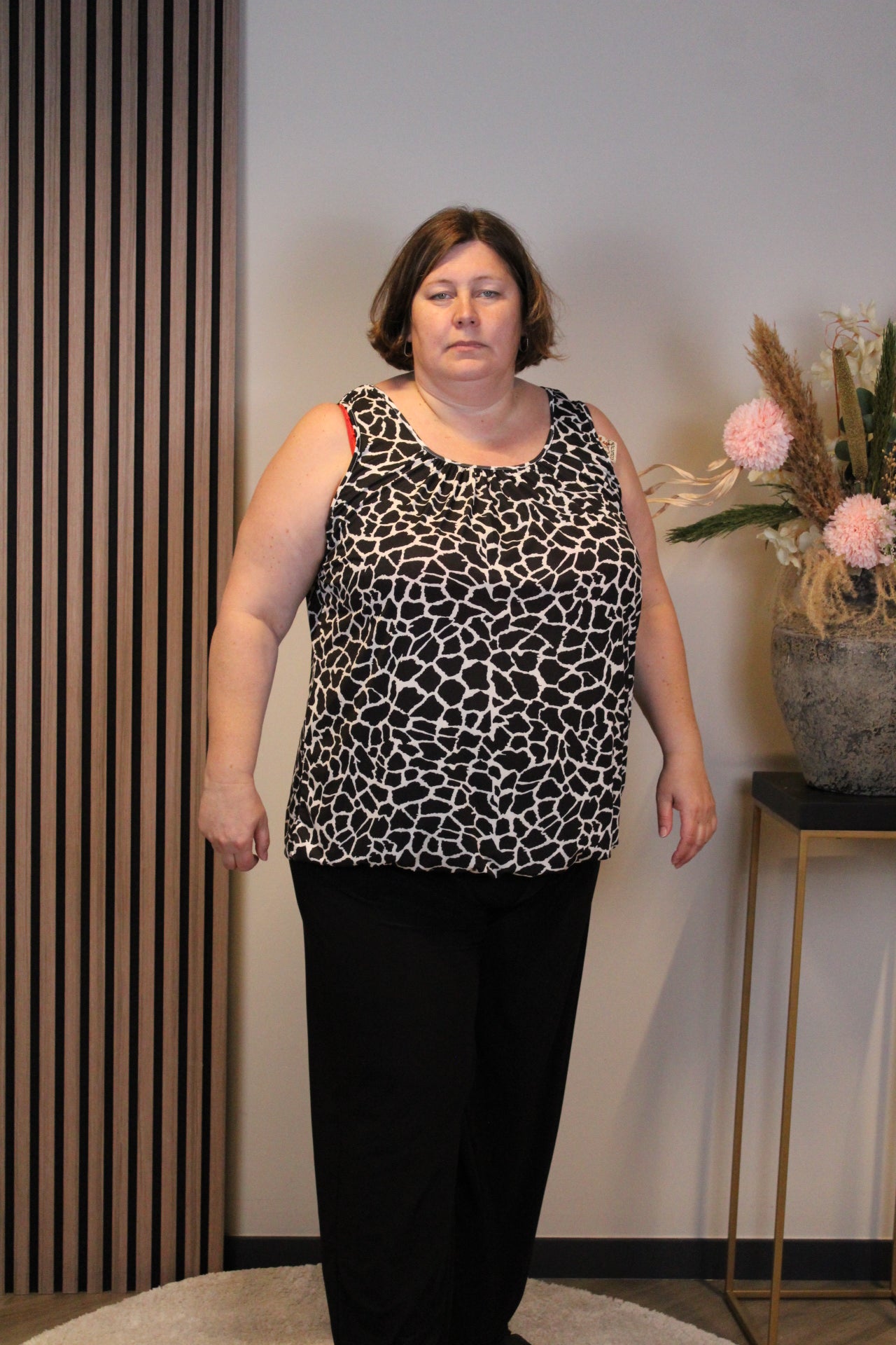 Roxy | top zwart 52 t/m 58