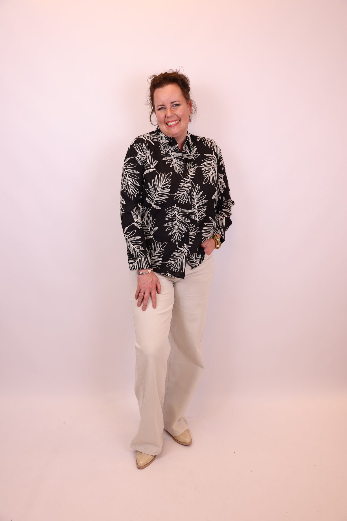 Skye | Blouse zwart