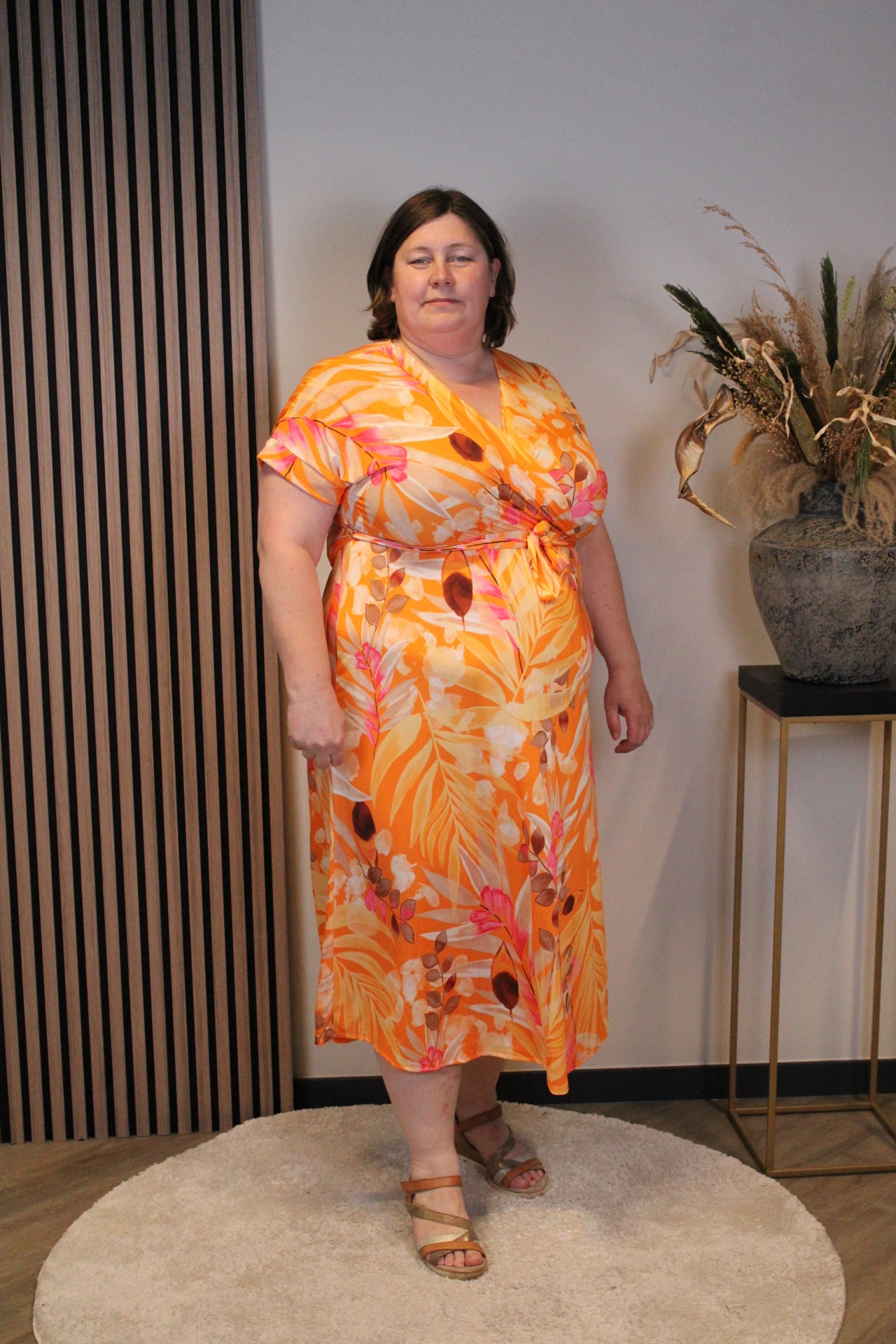 Annebel | Jurk oranje