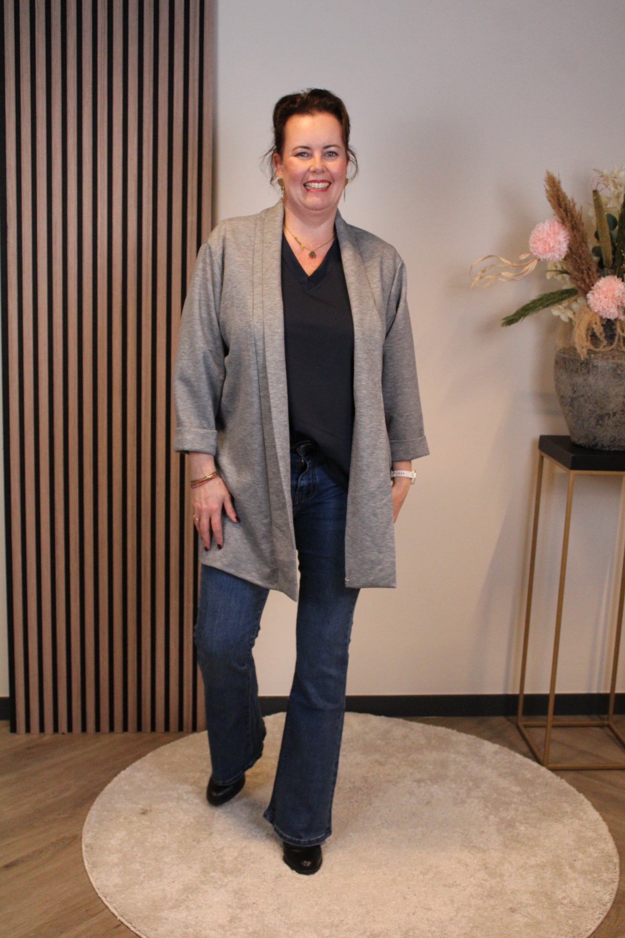 Liv | vest grijs 40 t/m 44