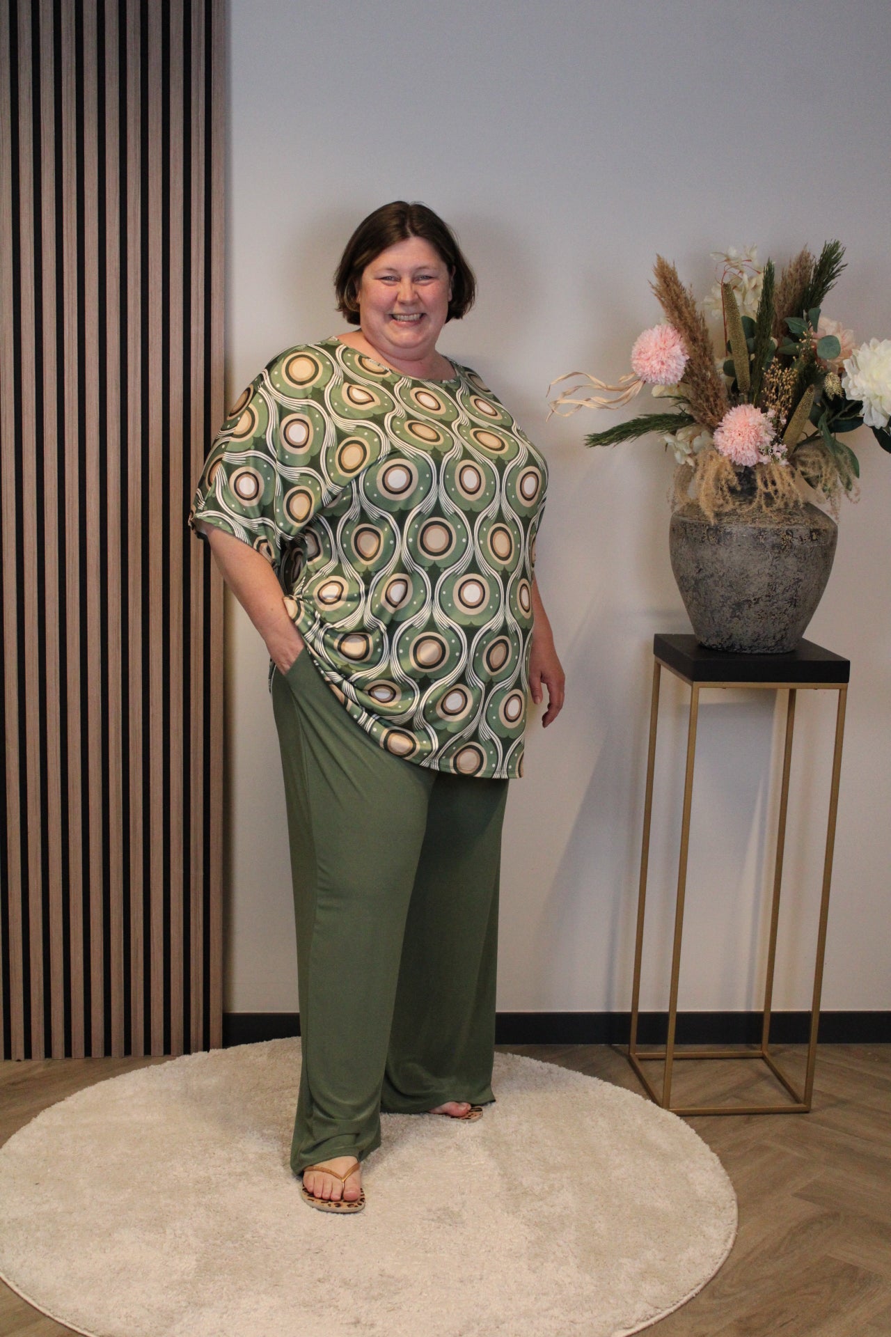 Corin | Top korte mouw 52 t/m 58