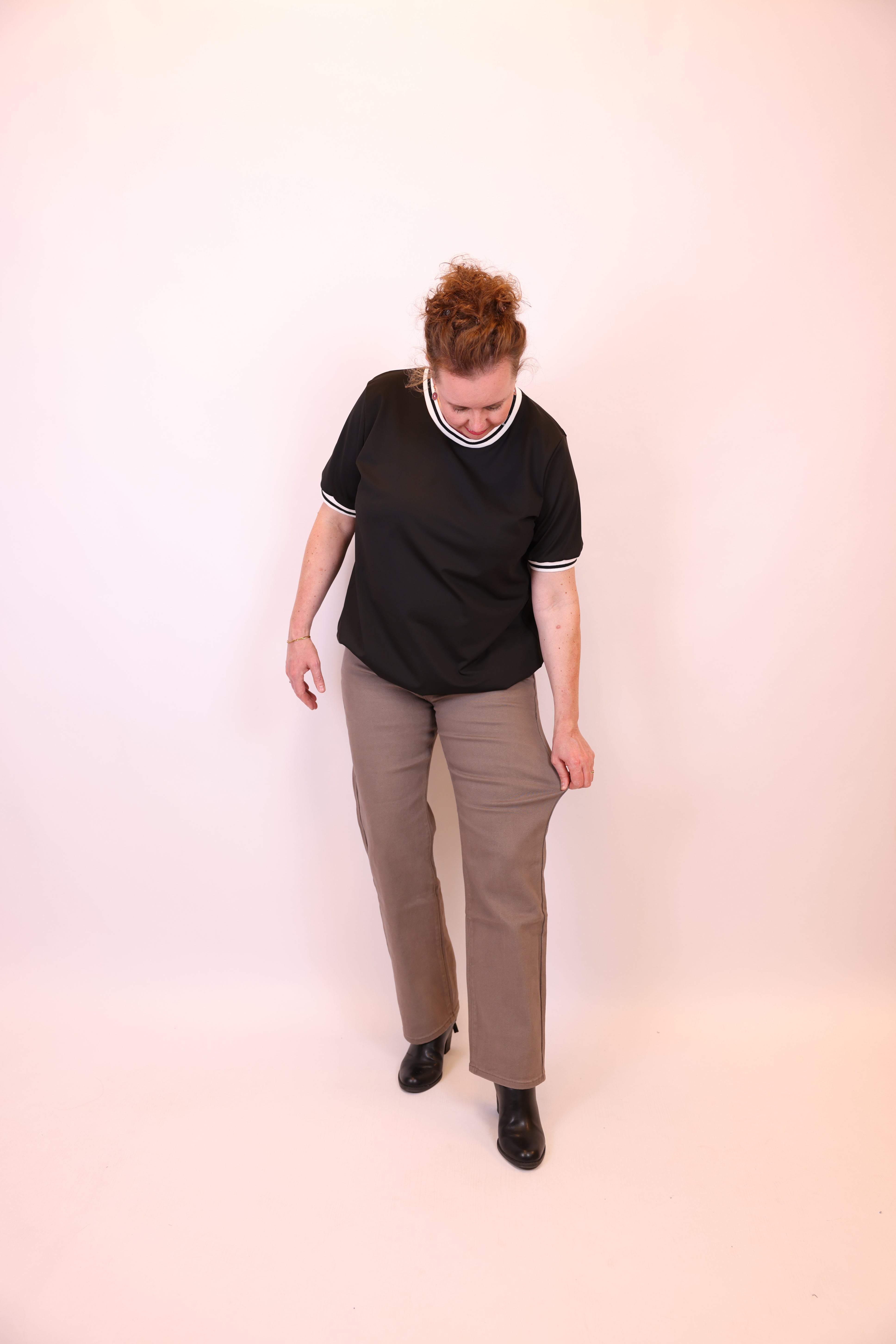 Hilda | Jeans taupe 38 - 48