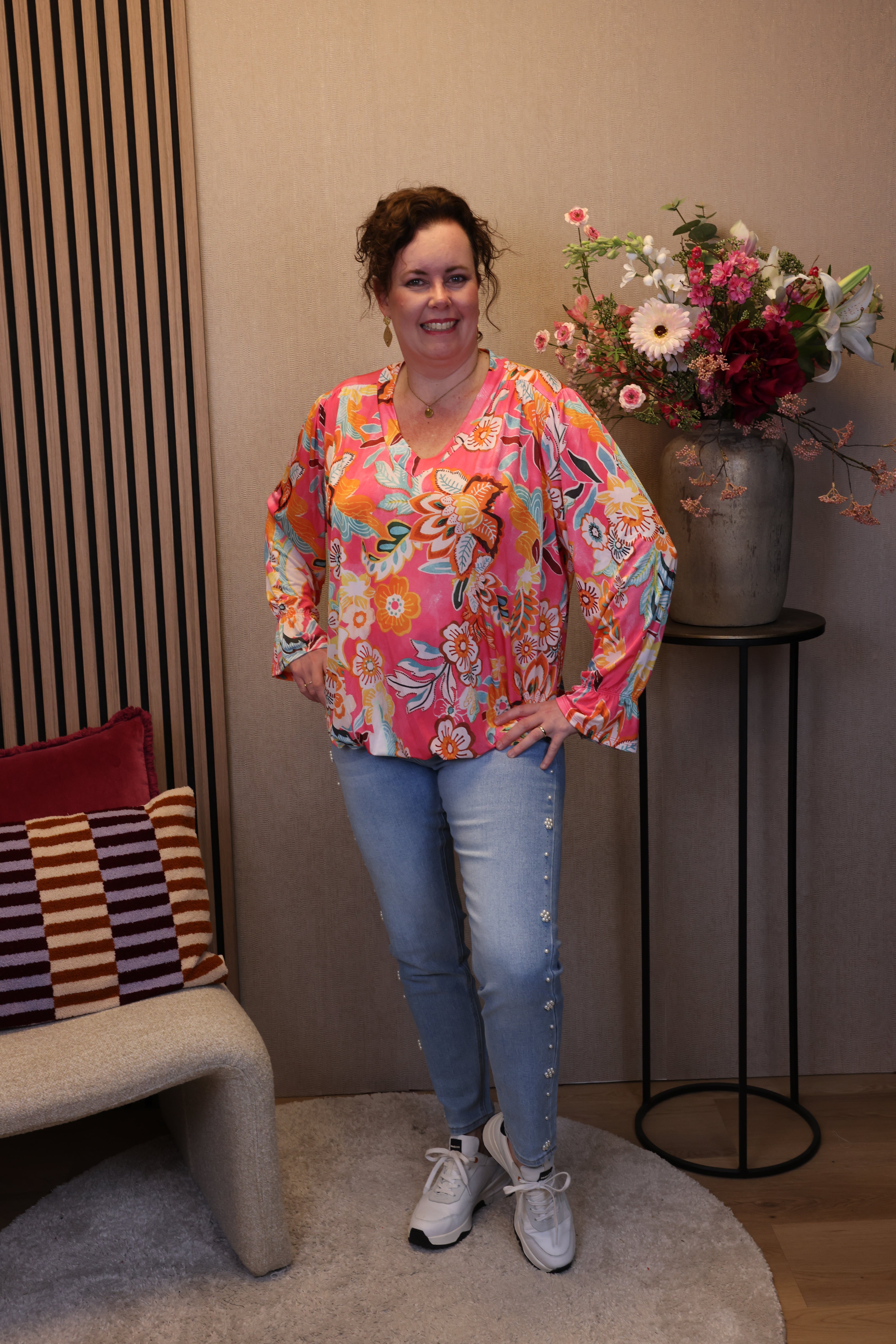 Nora | Ballon top roze