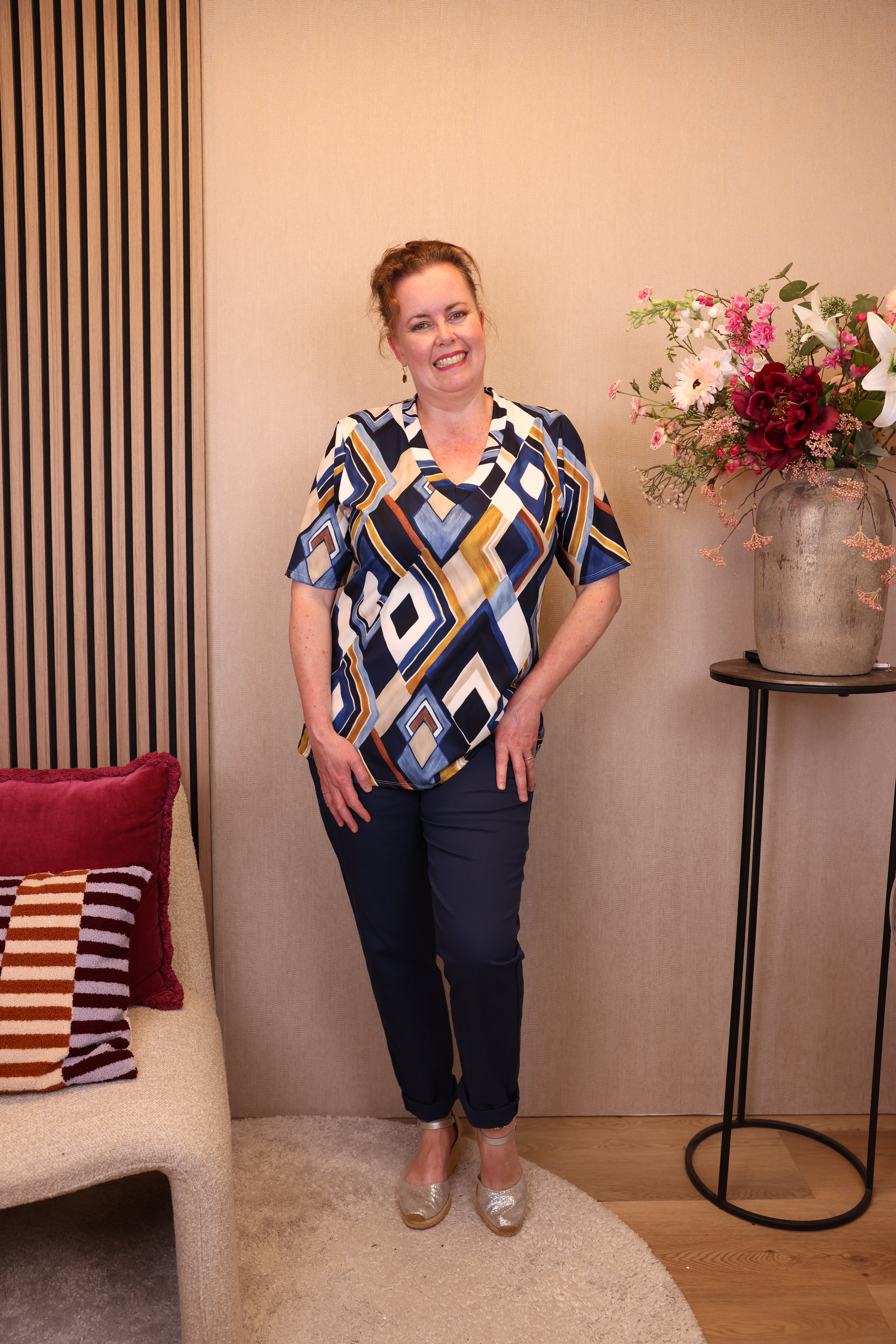 Marit | Top blauw
