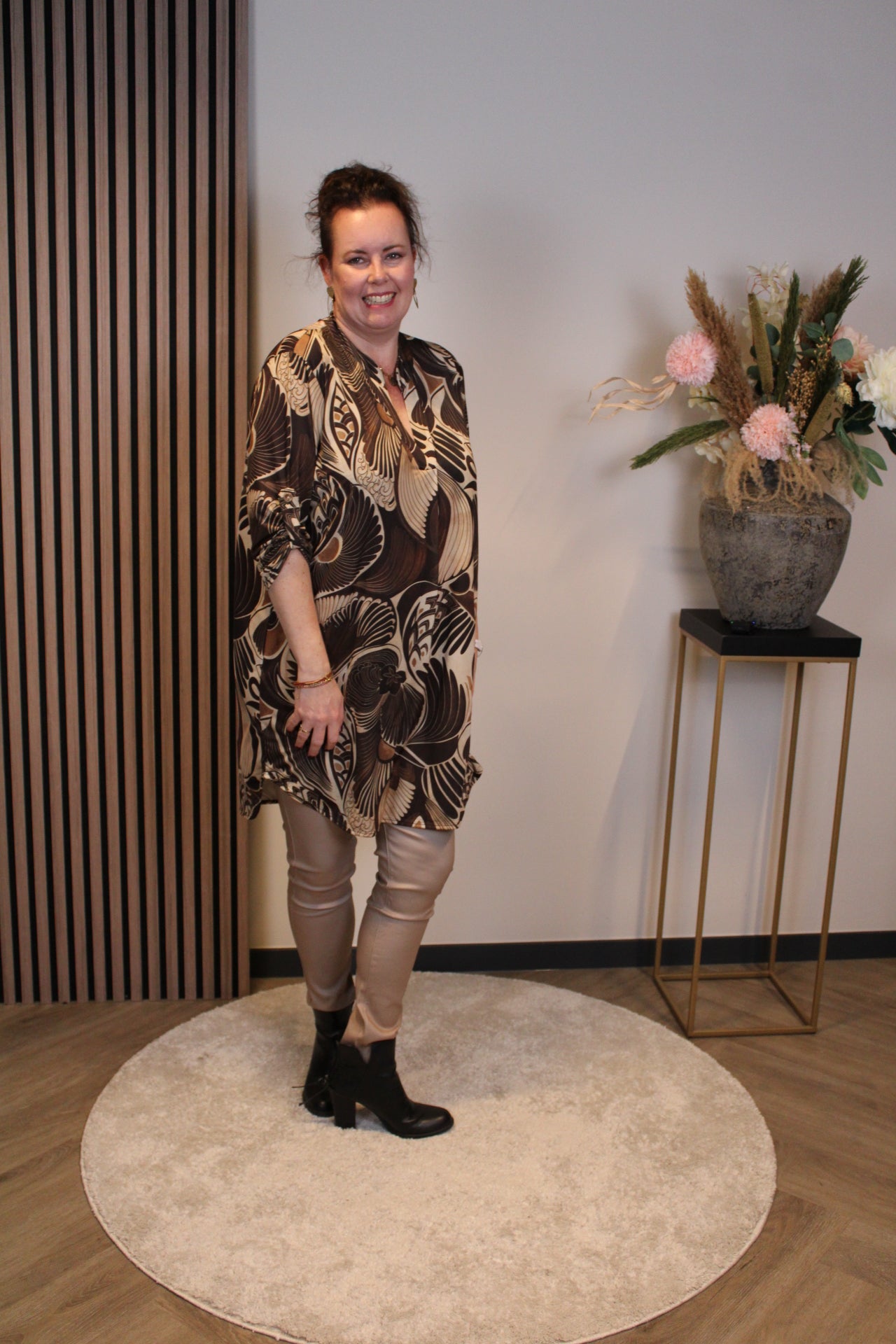 Ilona | tuniek bruin 38 t/m 48