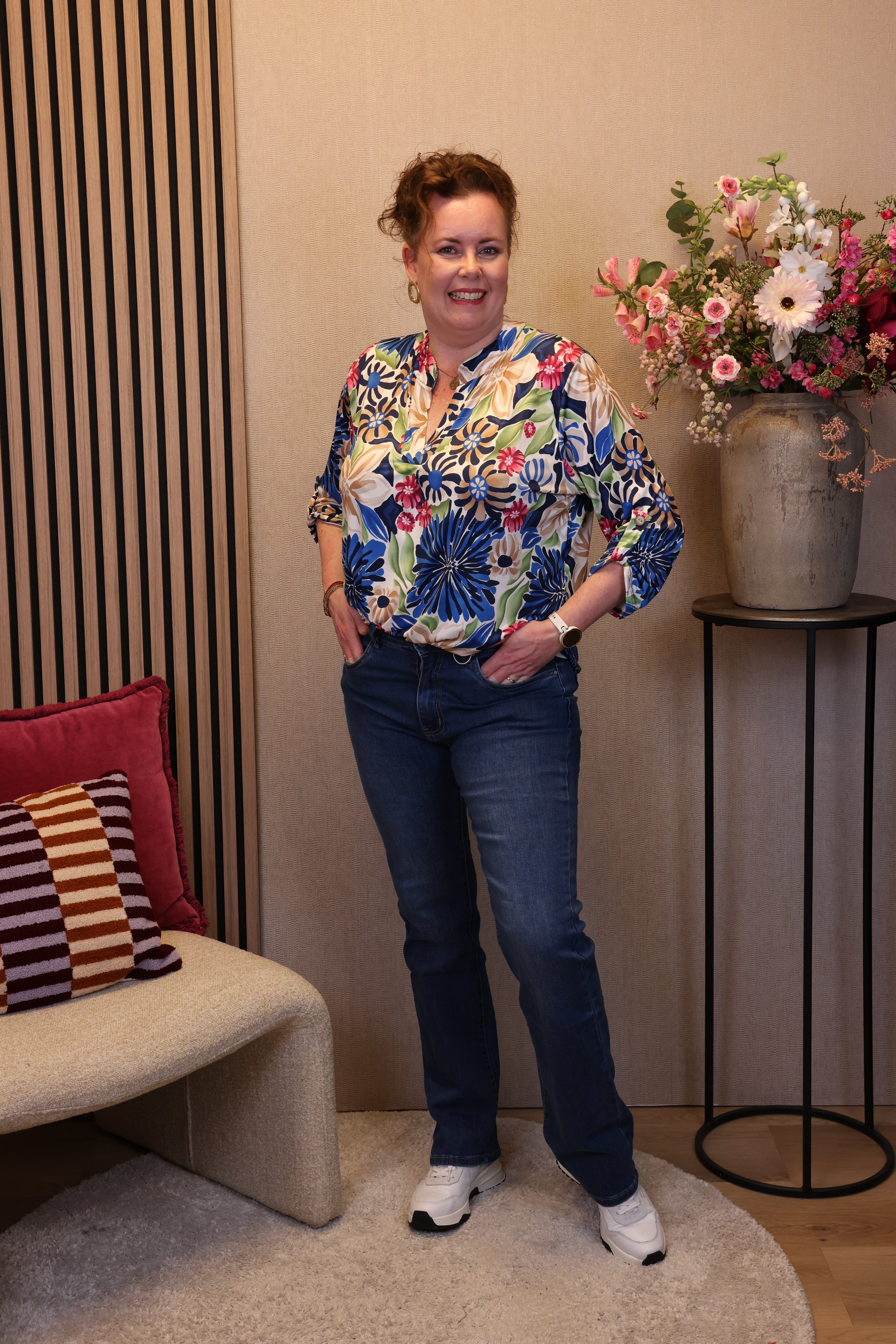 Brigitte | Blouse blauw