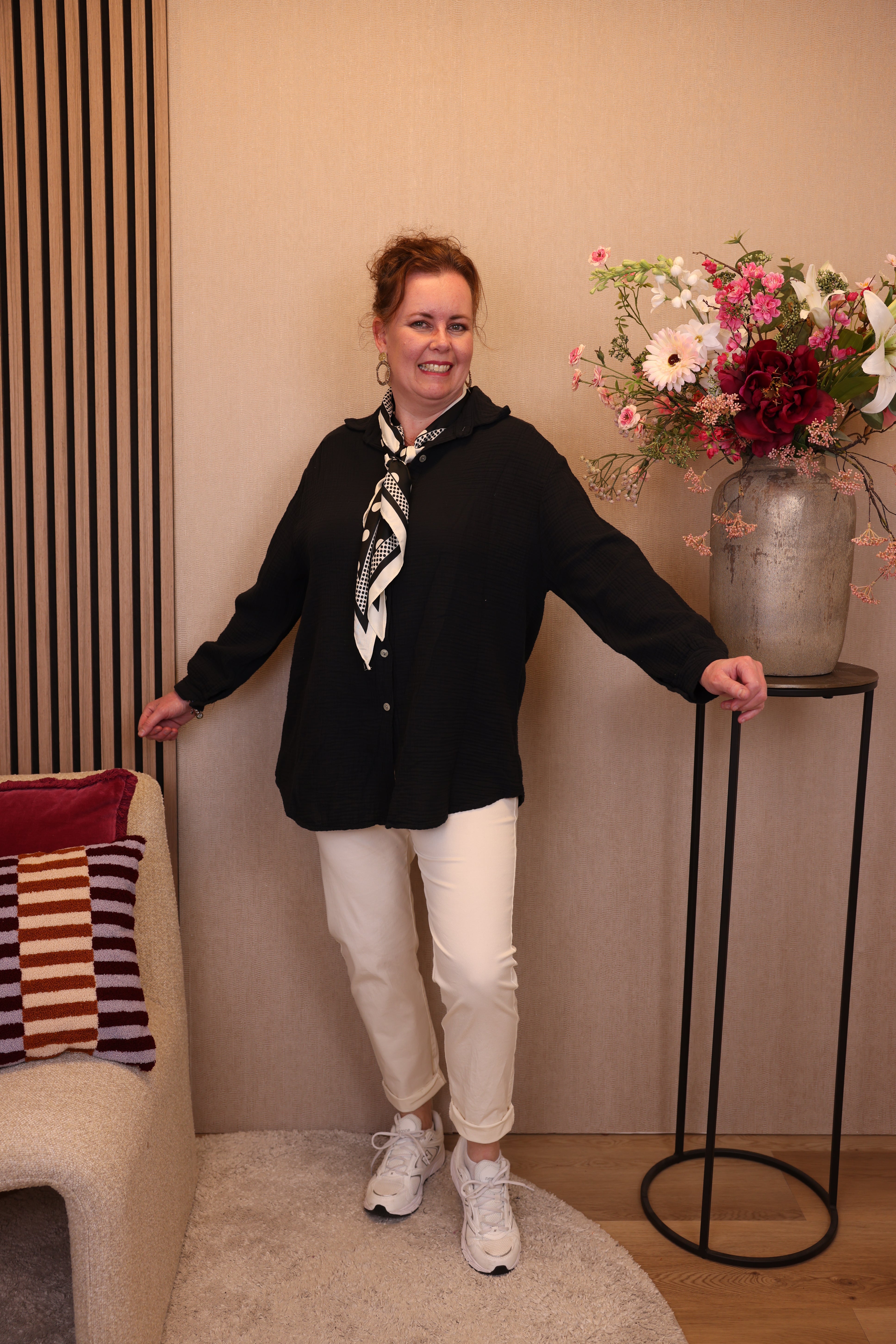 Sara | Blouse zwart
